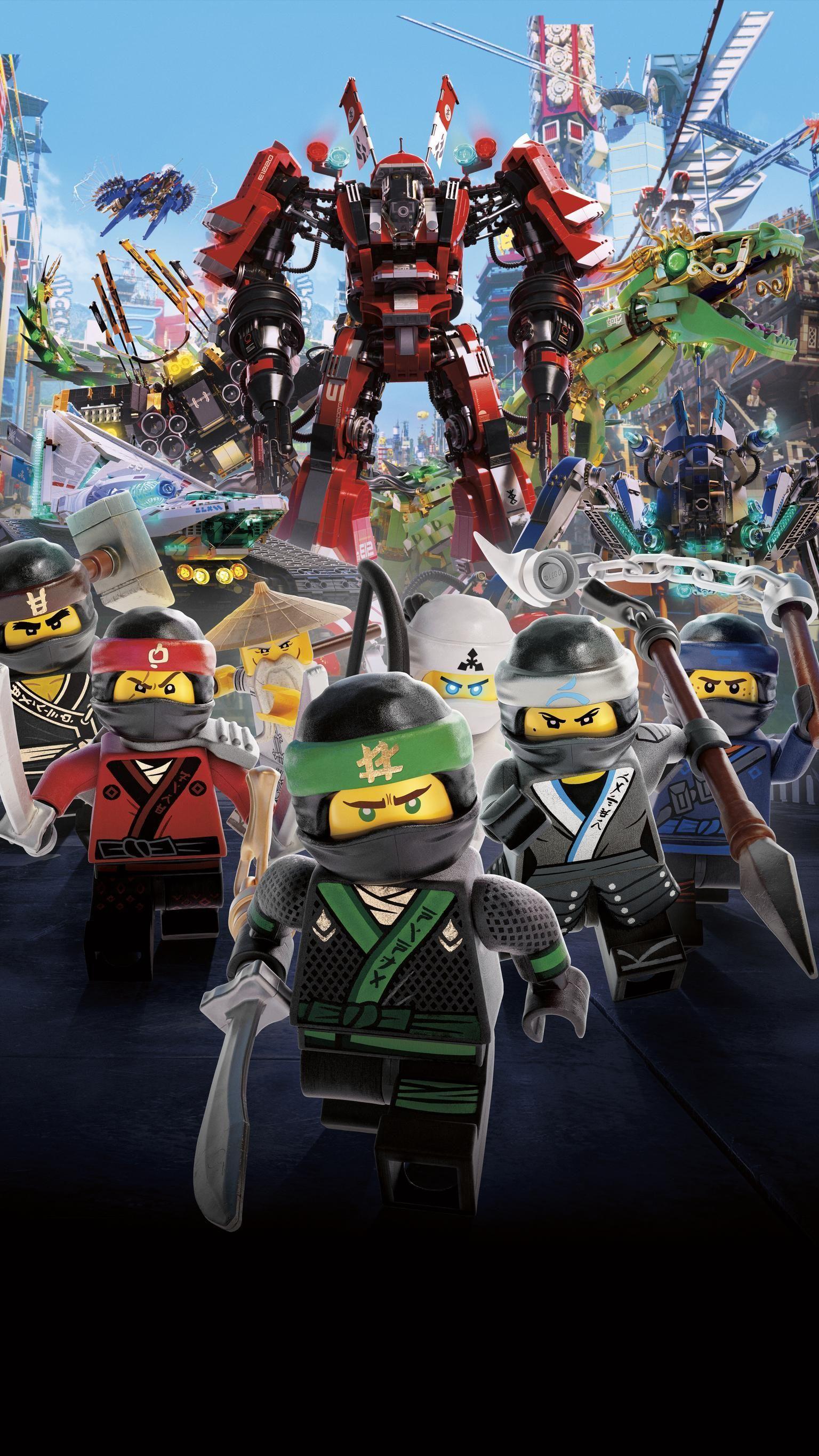The LEGO Ninjago Movie (2017) Phone Wallpaper. Lego ninjago