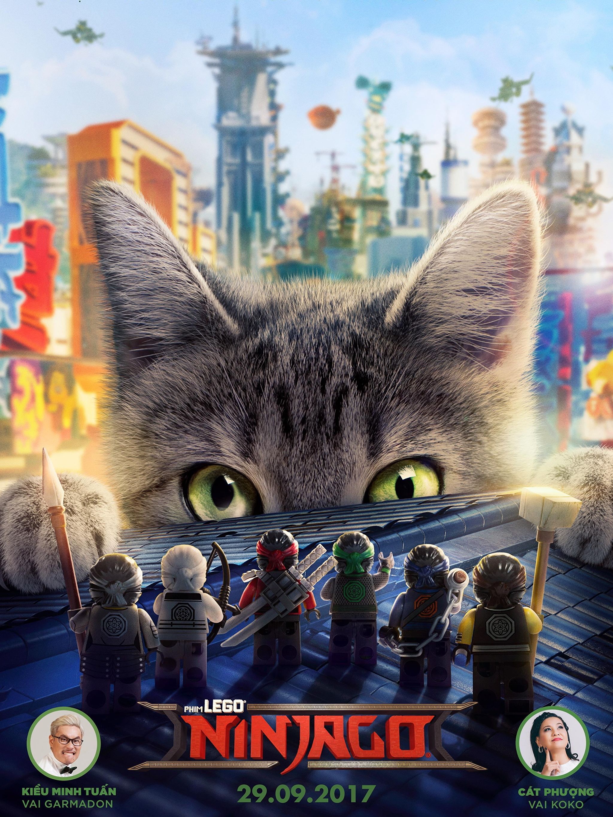 image Cats Ninja The Lego Ninjago Movie (2017) Movies 2048x2732