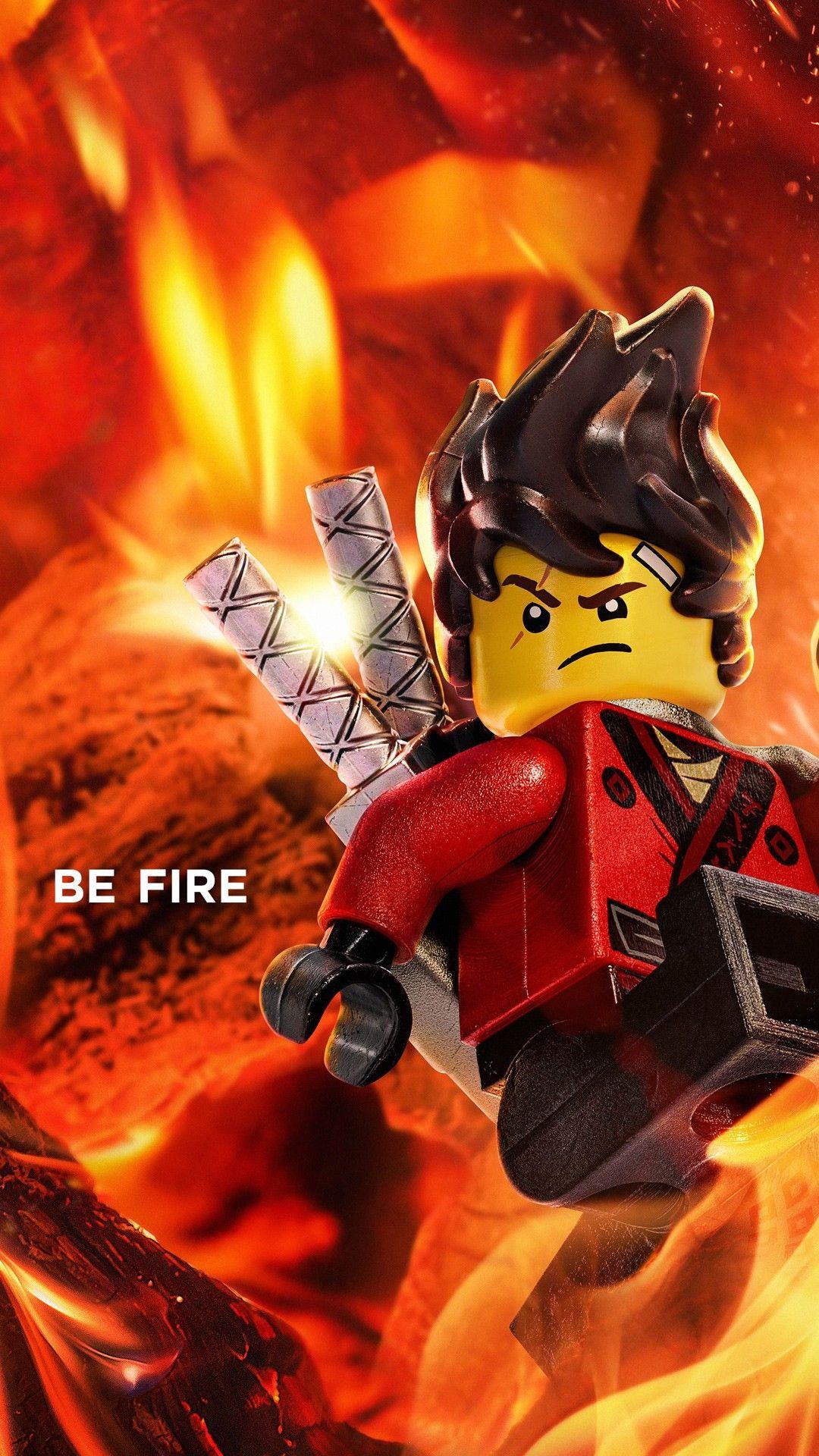 Kai Be Fire The Lego Ninjago Movie 2017 Wallpaper. HD Wallpaper