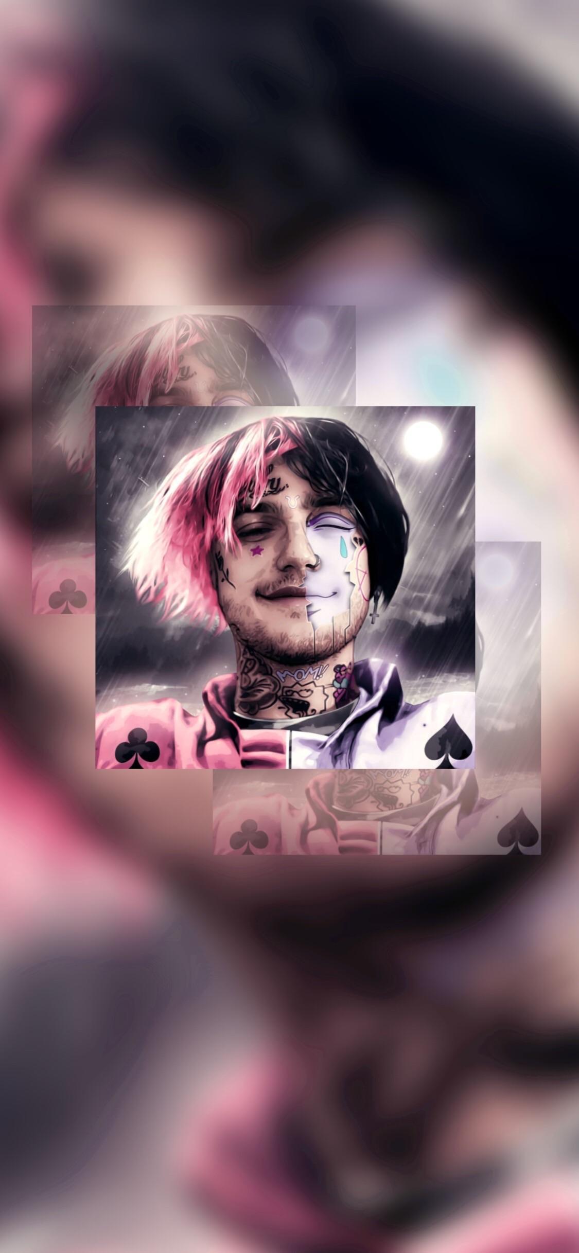 Made a Lil Peep wallpaper for the iPhone X, Thoughts?, UPVOTE if you
