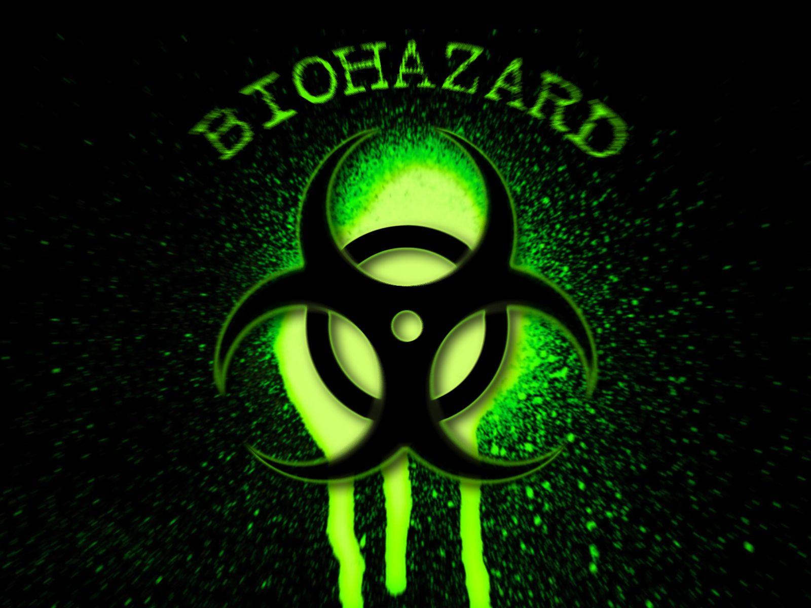 Biohazard Symbol HD Wallpaper