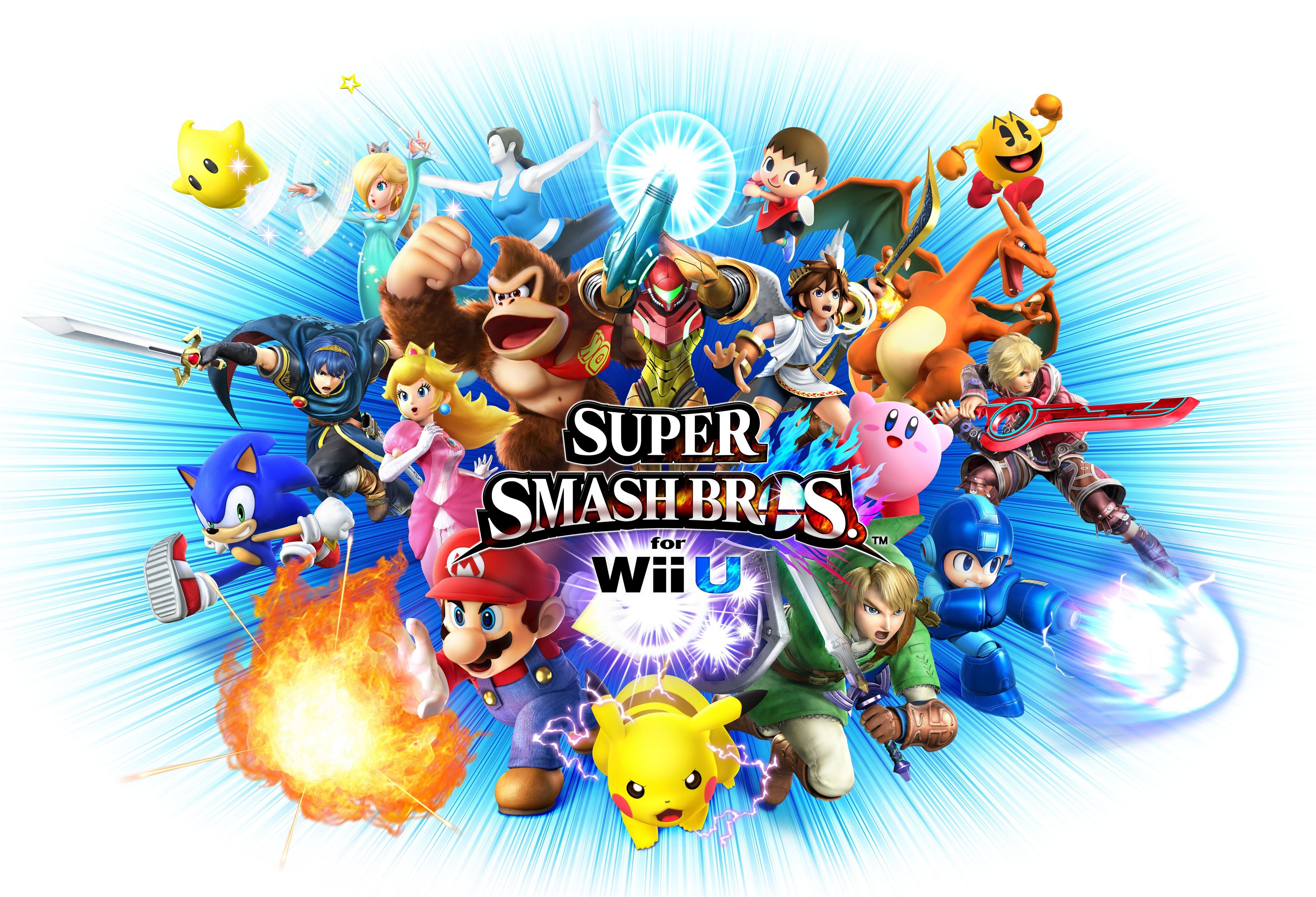 Wallpaper Super Smash Bros, Nintendo, 3DS, Wii U, Brawl, 3D