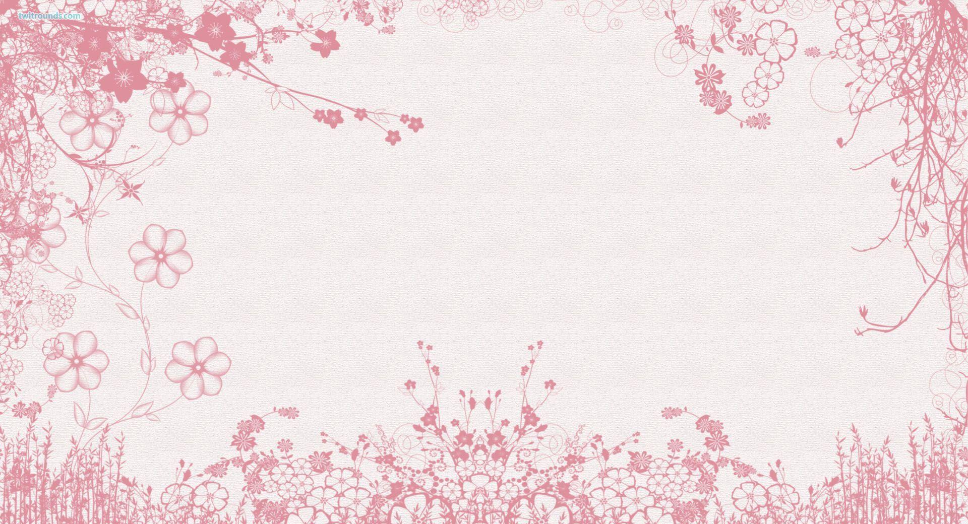 flower background. Pink Flowers Twitter Background. Twitter
