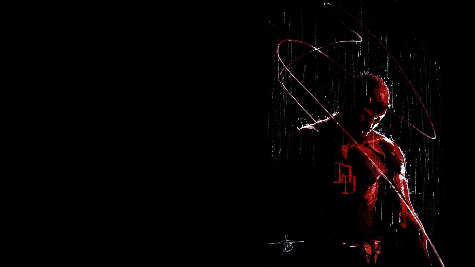 DareDevil Marvel Black Rain HD wallpaper