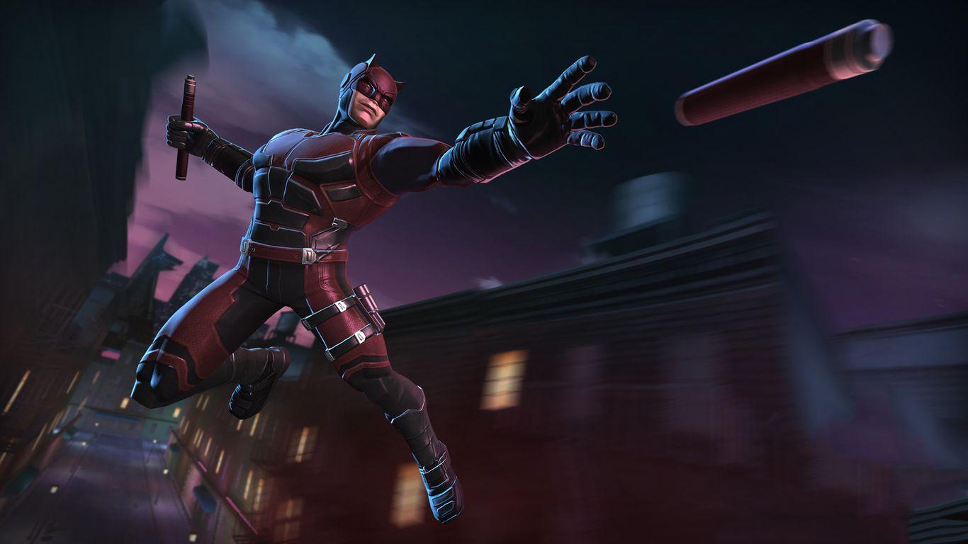 Daredevil Marvel Contest Of Champions 1366x768 Resolution