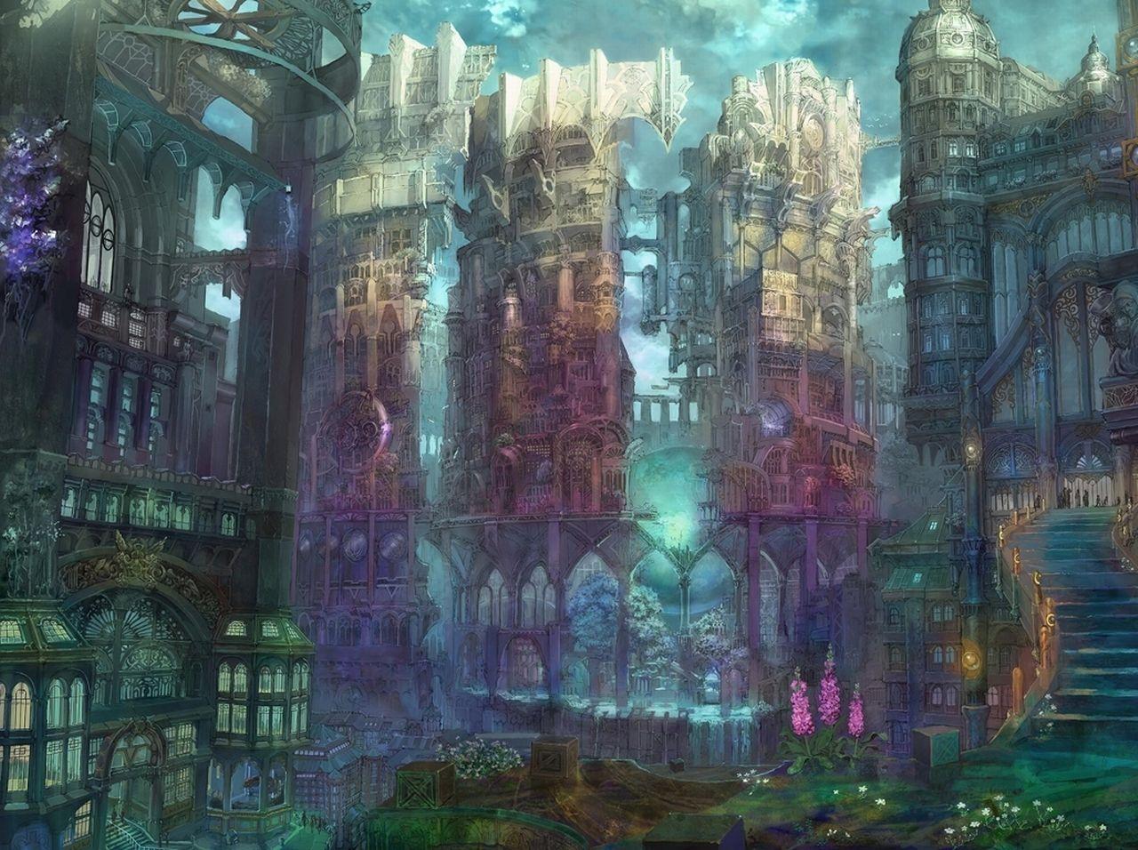 Free Fantasy City Wallpaper 1080p at Cool Monodomo
