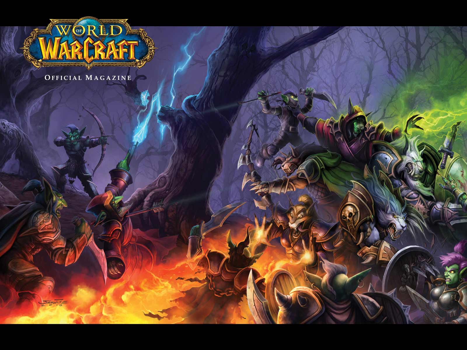 WOW wallpaper Magazine 1600x1200 of Warcraft