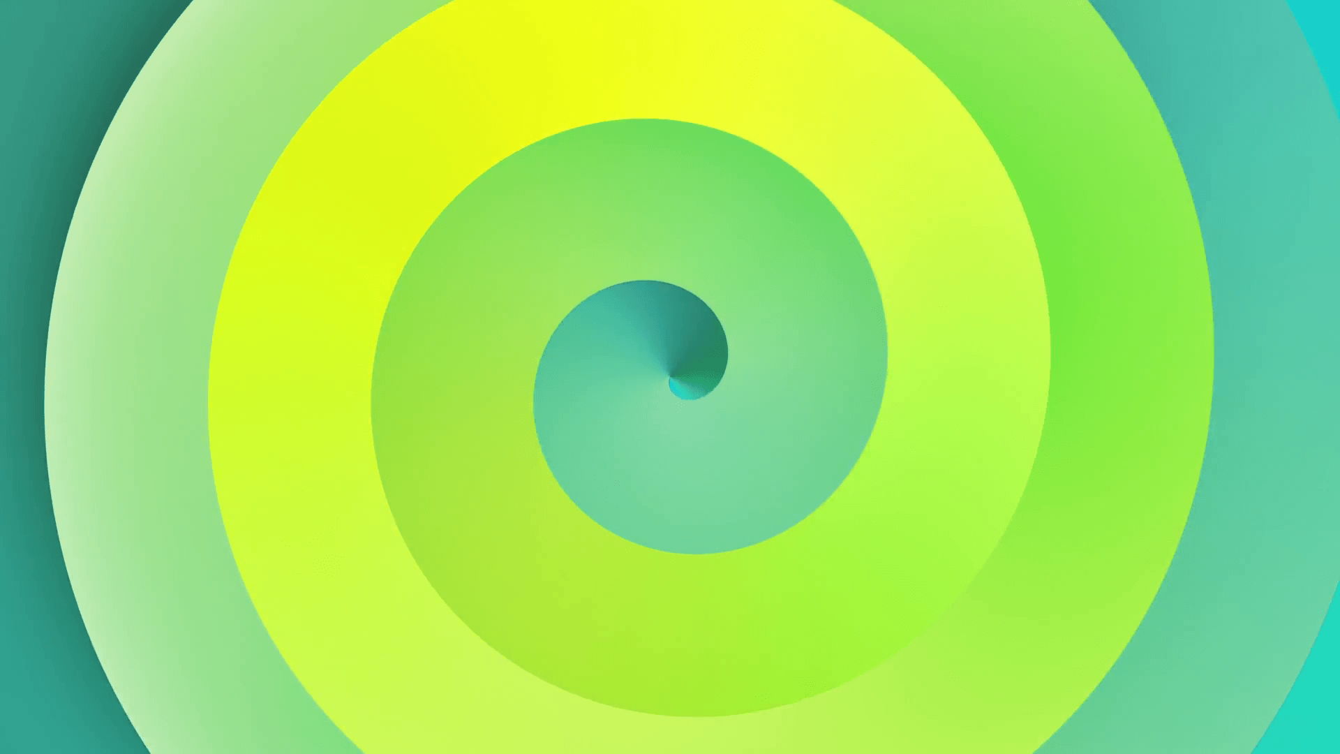 Blue Green Rotating Gradient Spiral Abstract Animated Background