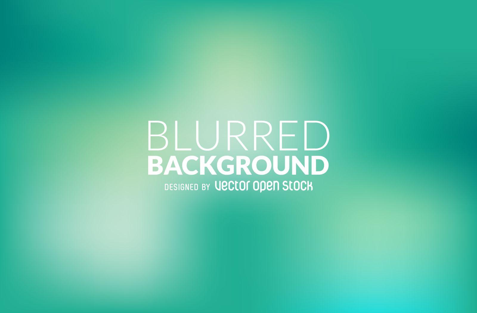 Green gradient blur background