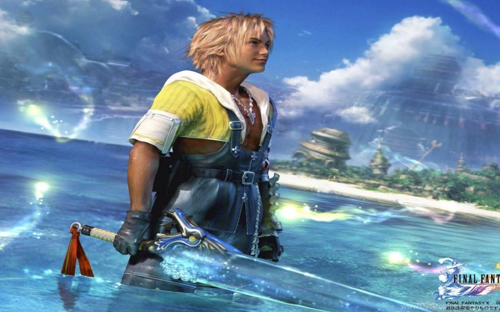 Final Fantasy X: Tidus Swordplay [HD] YouTube Desktop Background