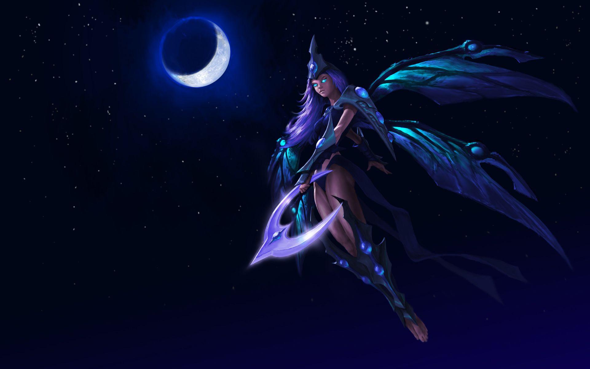 Moon Fairy. Moon Queen, anime, fairy, game, games, magic, magical