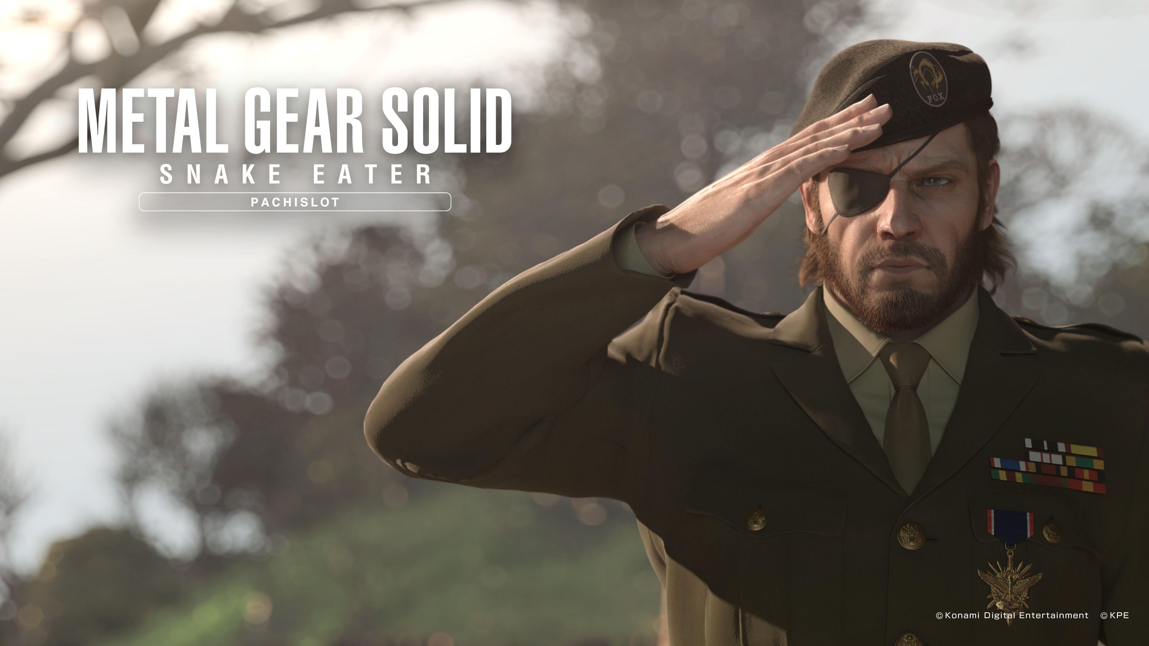 Official Metal Gear Solid Snake Eater Pachislot wallpaper released