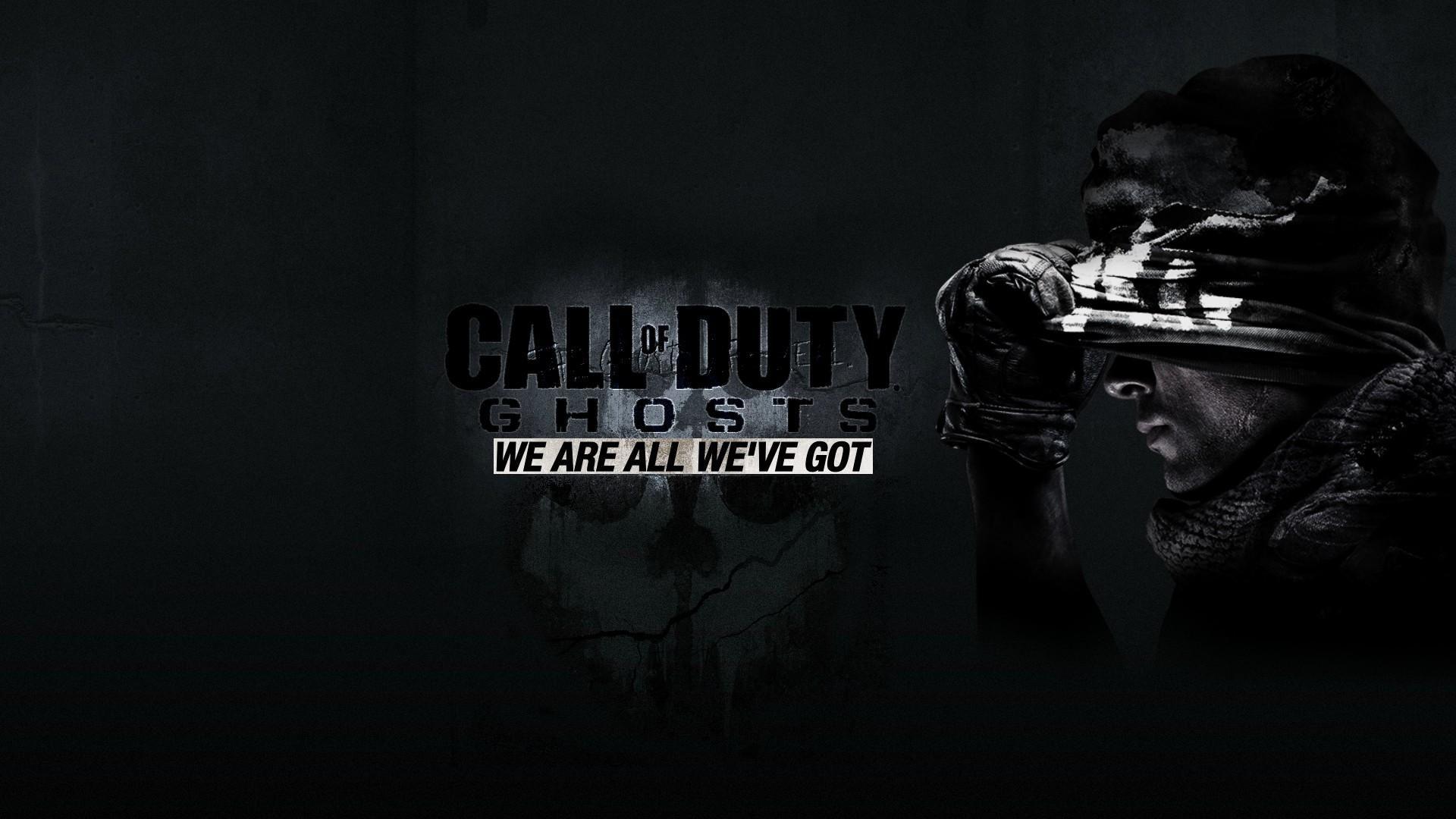 Black call of duty ghosts wallpaper