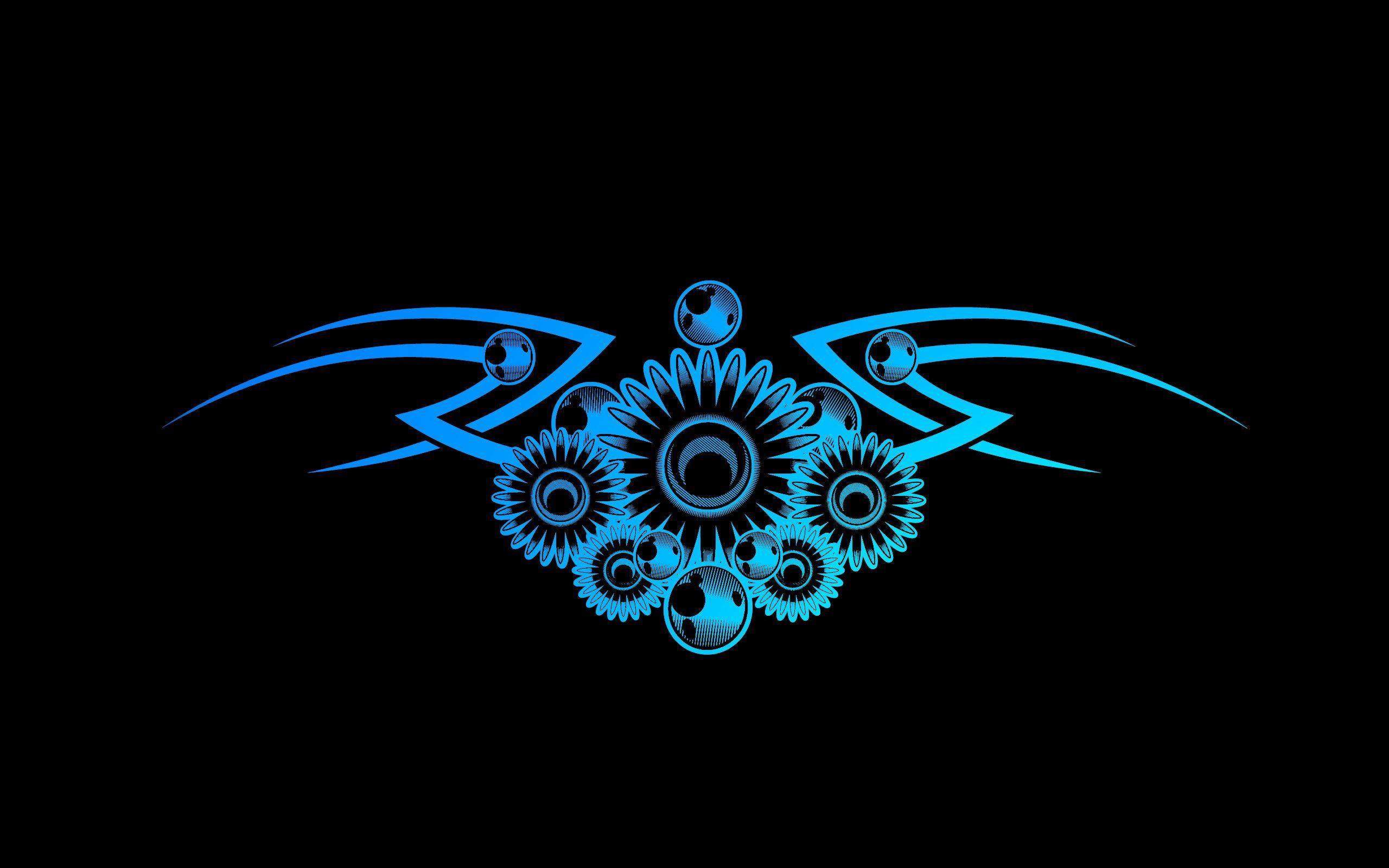 Wallpaper Black Tribal Cross