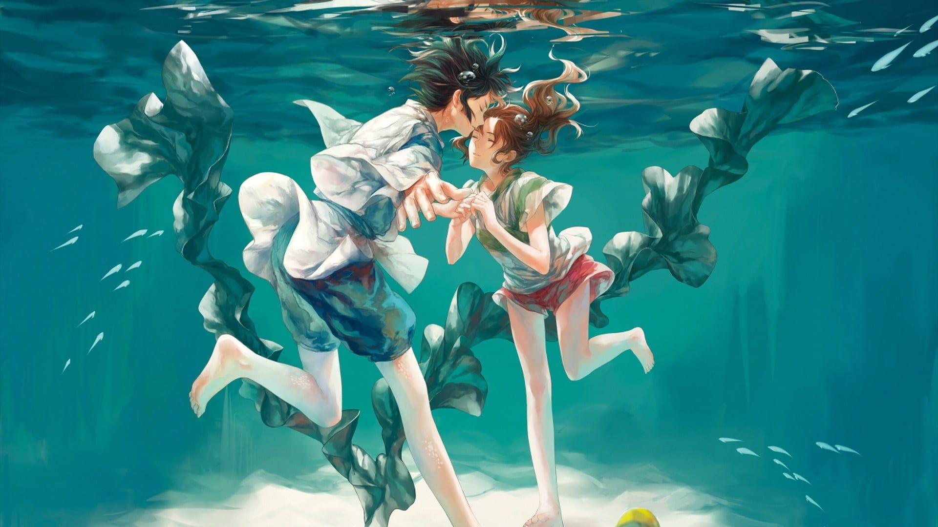 Haku and Chihiro from Spirited Away HD wallpaper
