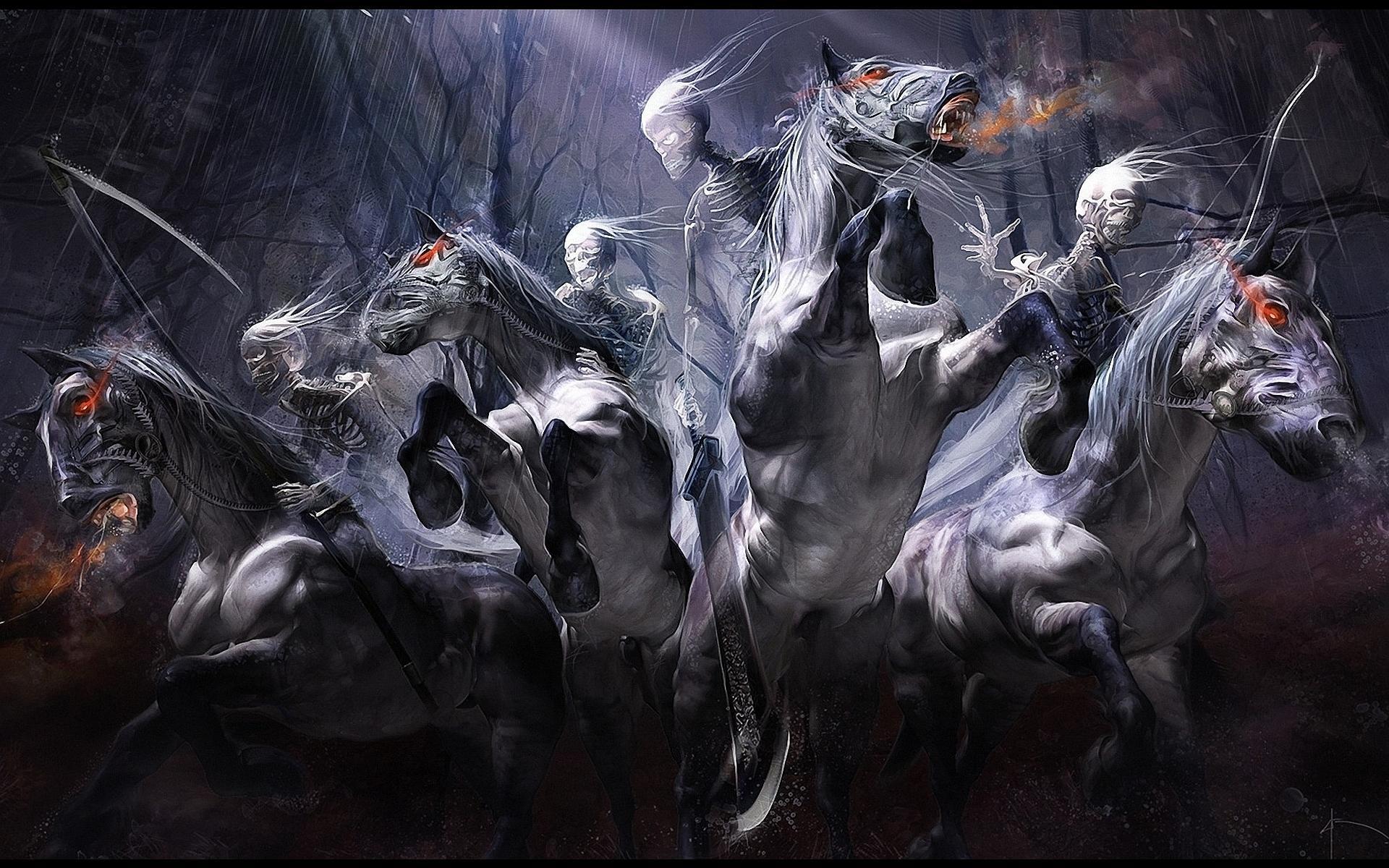 Four Horsemen Of The Apocalypse Wallpaper Darksiders HD Wallpaper