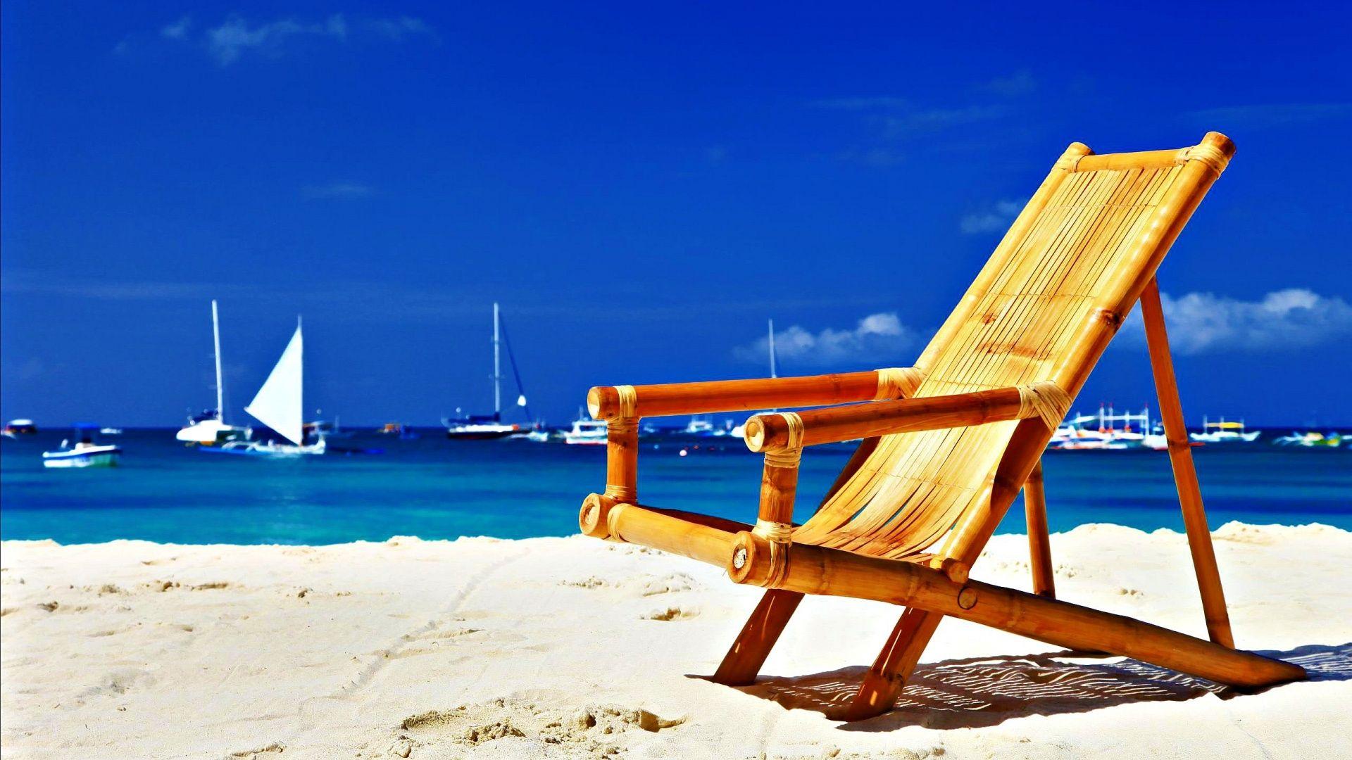 Beach Chair Background Picture HD Desktop Wallpaper, Instagram