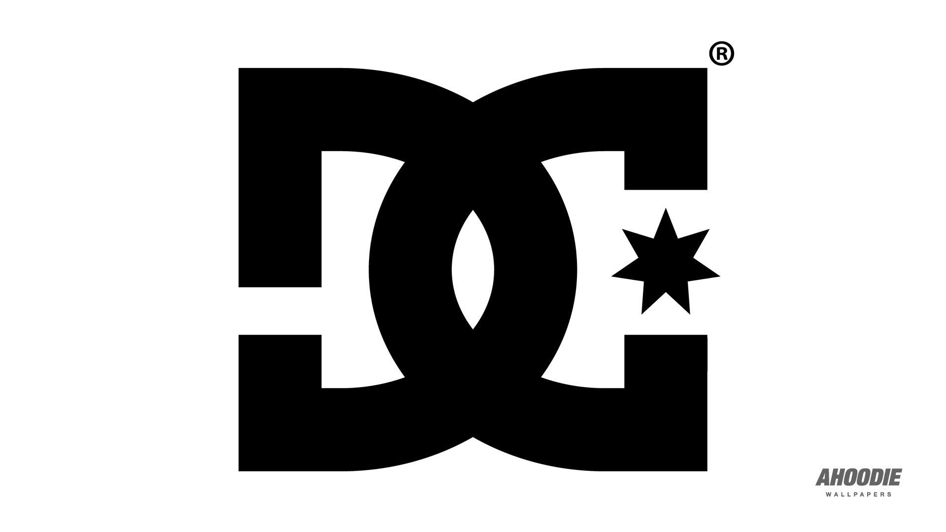 DC Shoes Black Logo White Wallpaper HD High Resolution