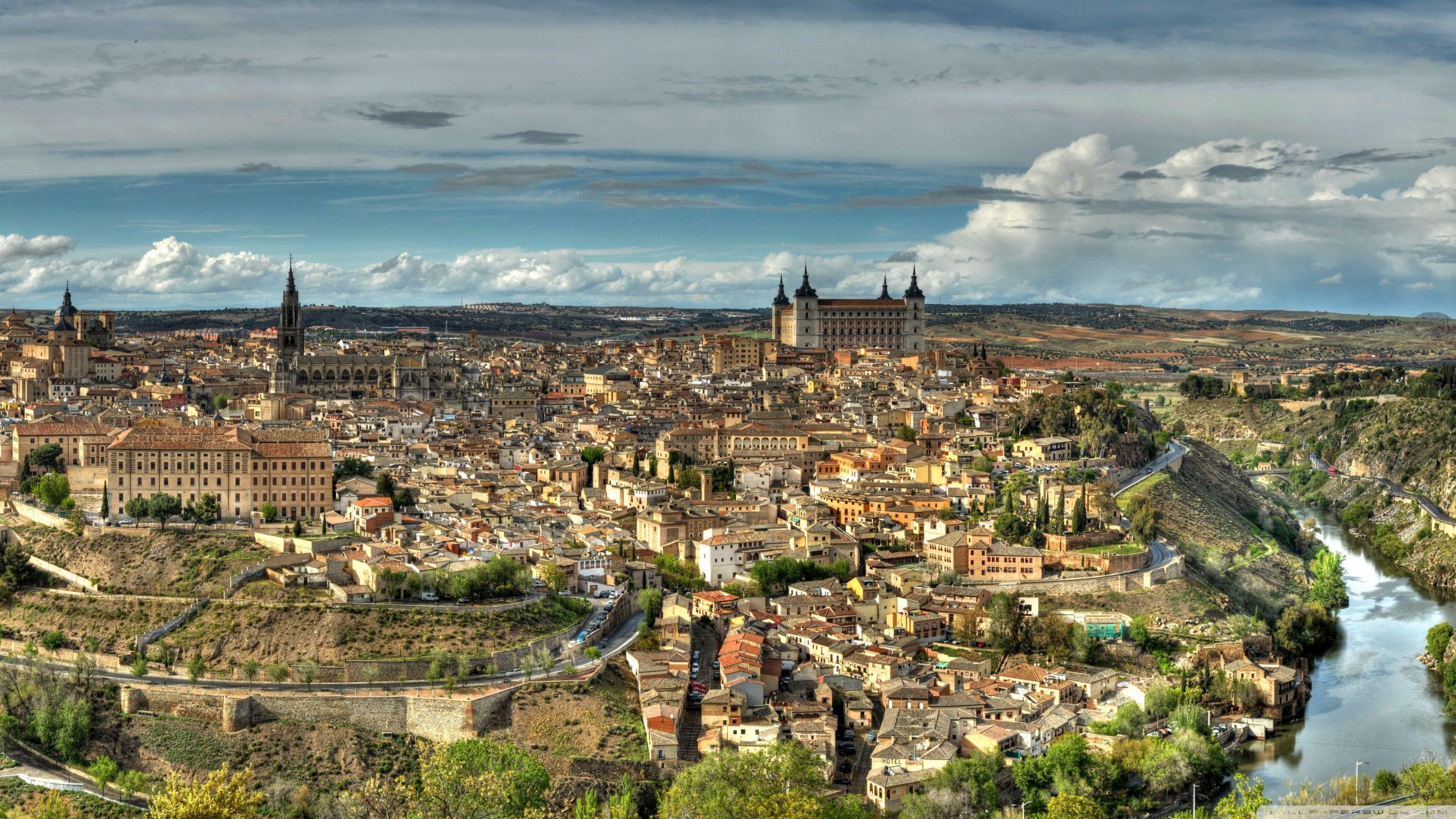 Old city of Toledo, Spain ❤ 4K HD Desktop Wallpaper for • Wide