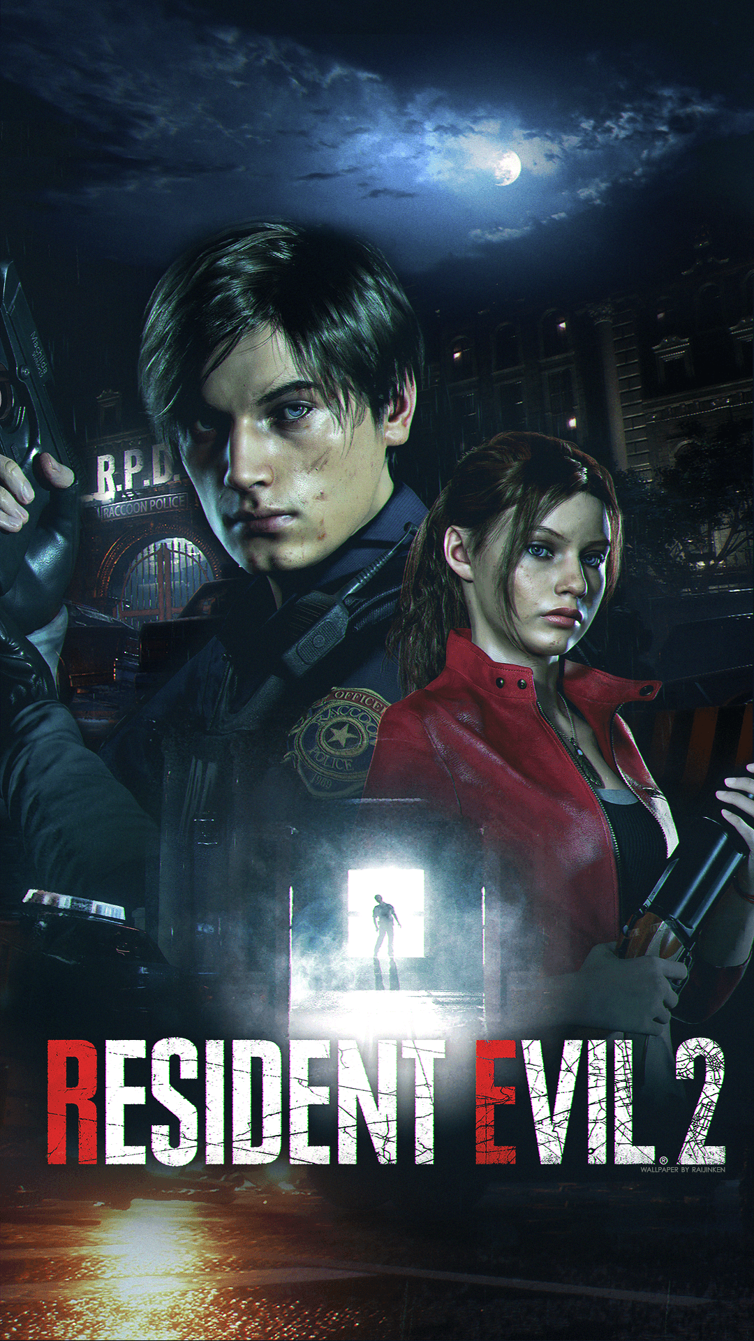 A few Resident Evil 2 Remake wallpapers I made