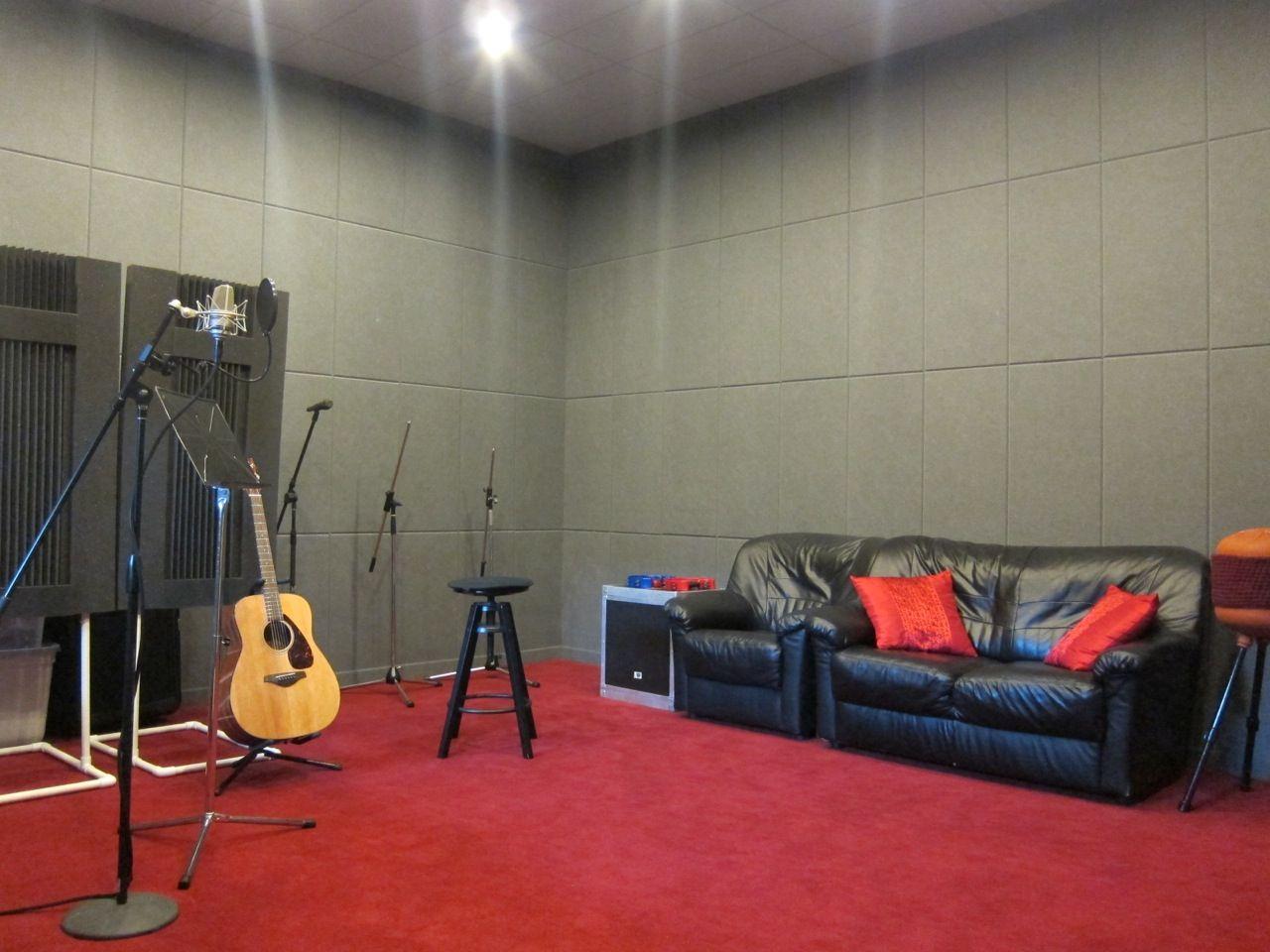 music studio booth background