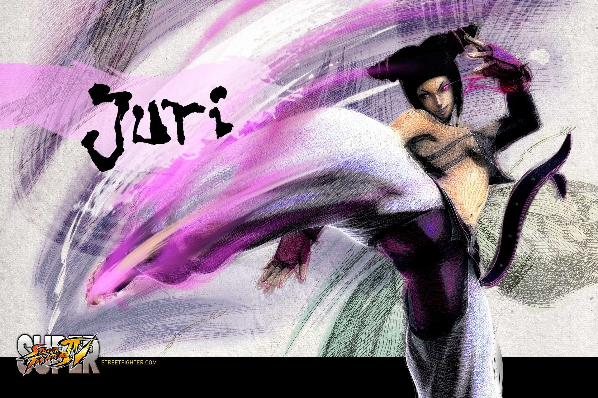 Juri Super Street Fighter 4 wallpaper