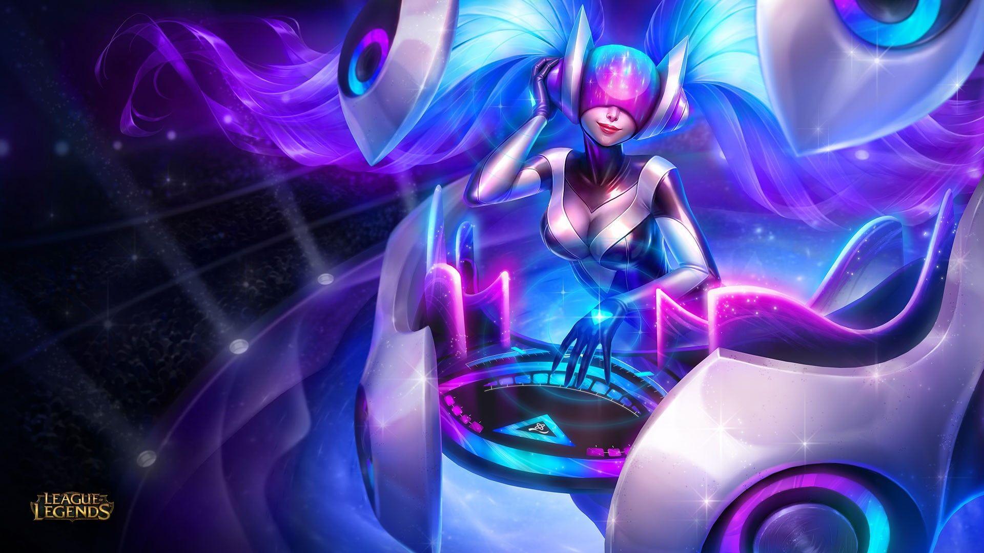 DJ Sona from LOL HD wallpaper