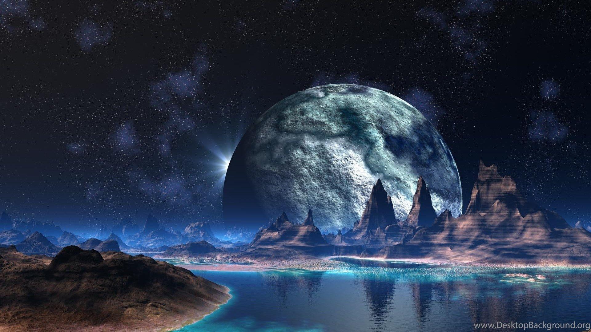Alien World Wallpaper, fiction HD Wallpaper, the Planet HD Wallpaper