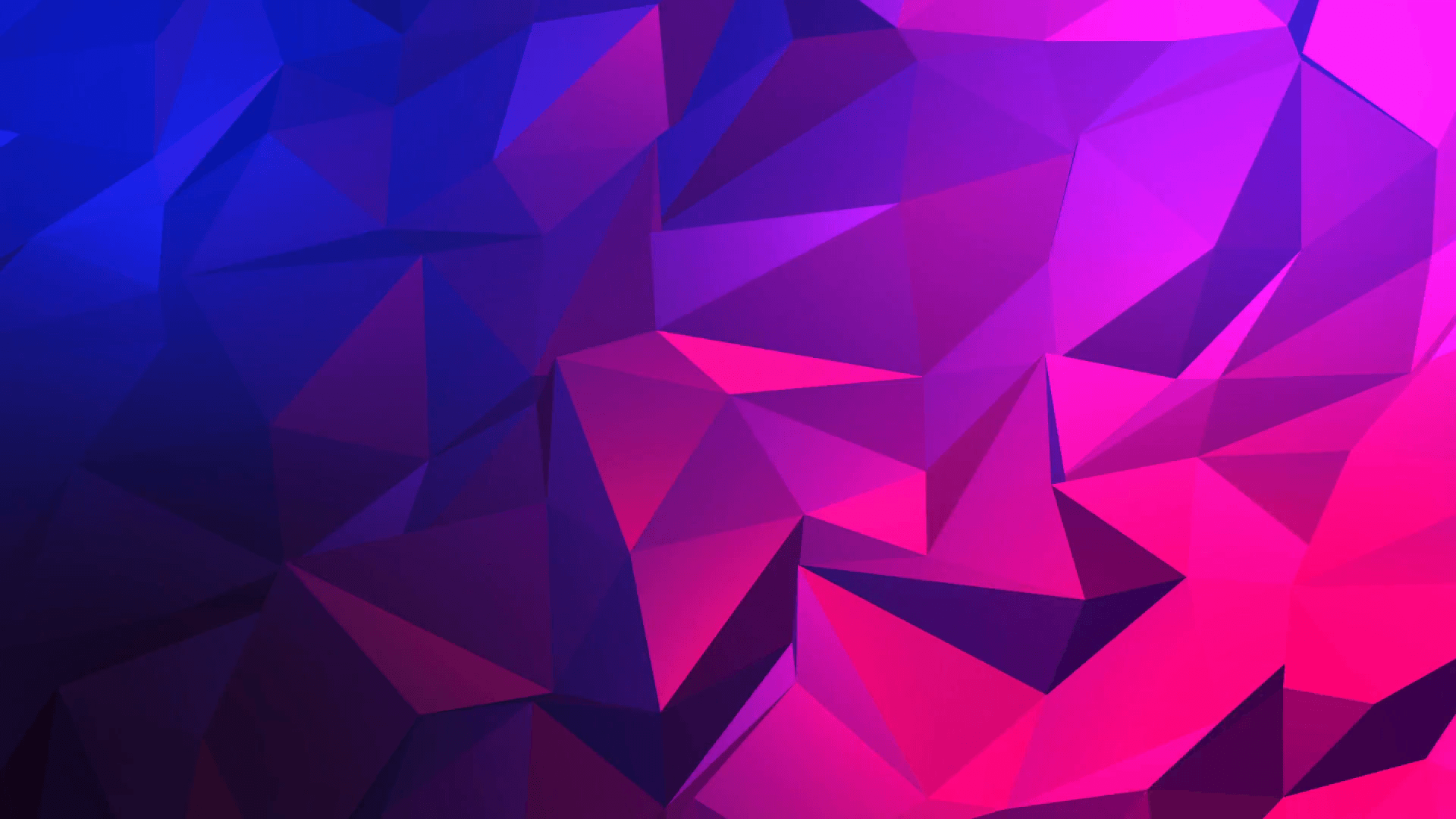 Abstract Polygon Blue Pink Background Motion Background