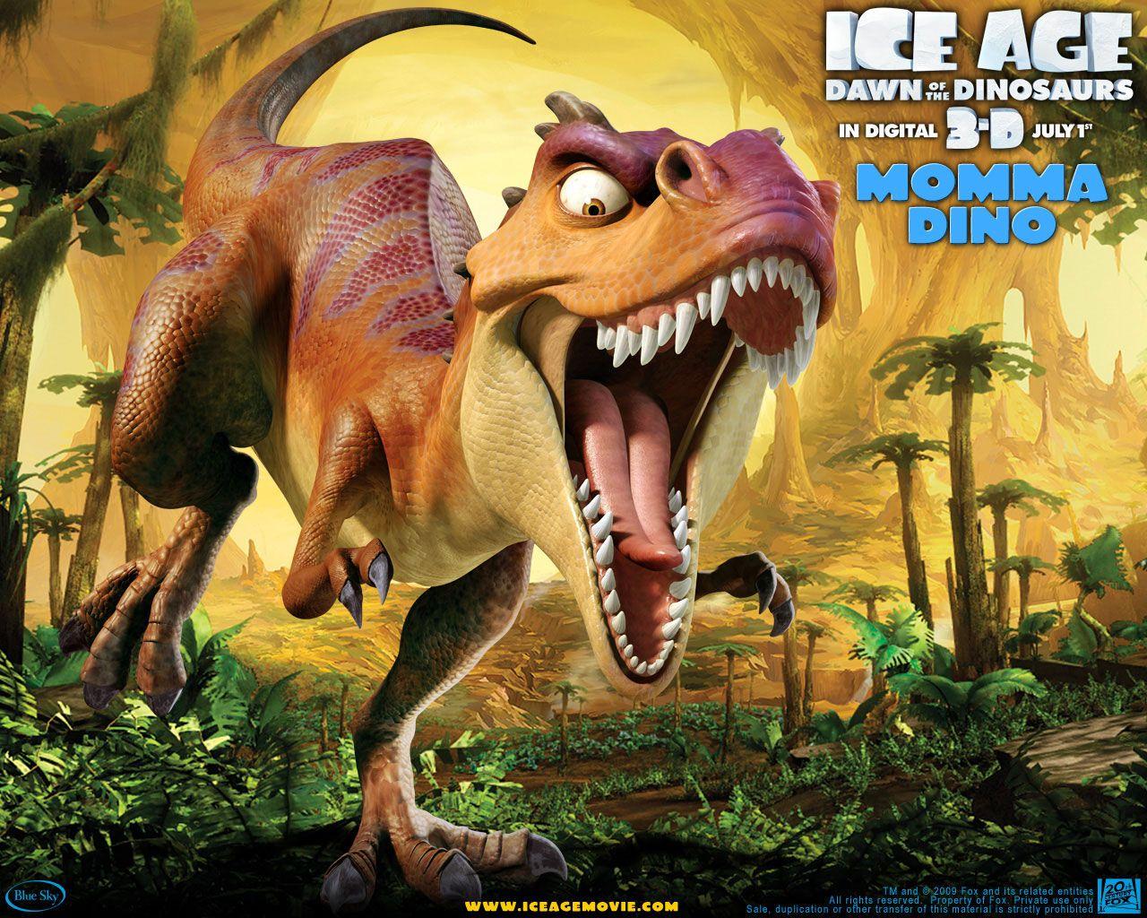 Ice Age: Dawn of the Dinosaurs Wallpaper 7 X 1024