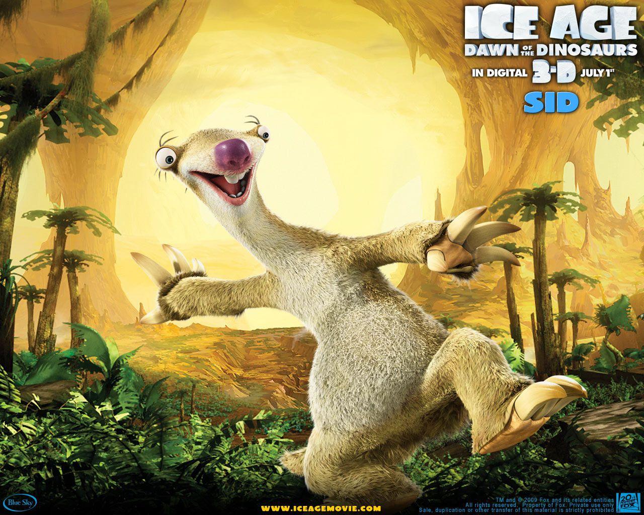 Ice Age 3 Sid Wallpaper Image for Mac