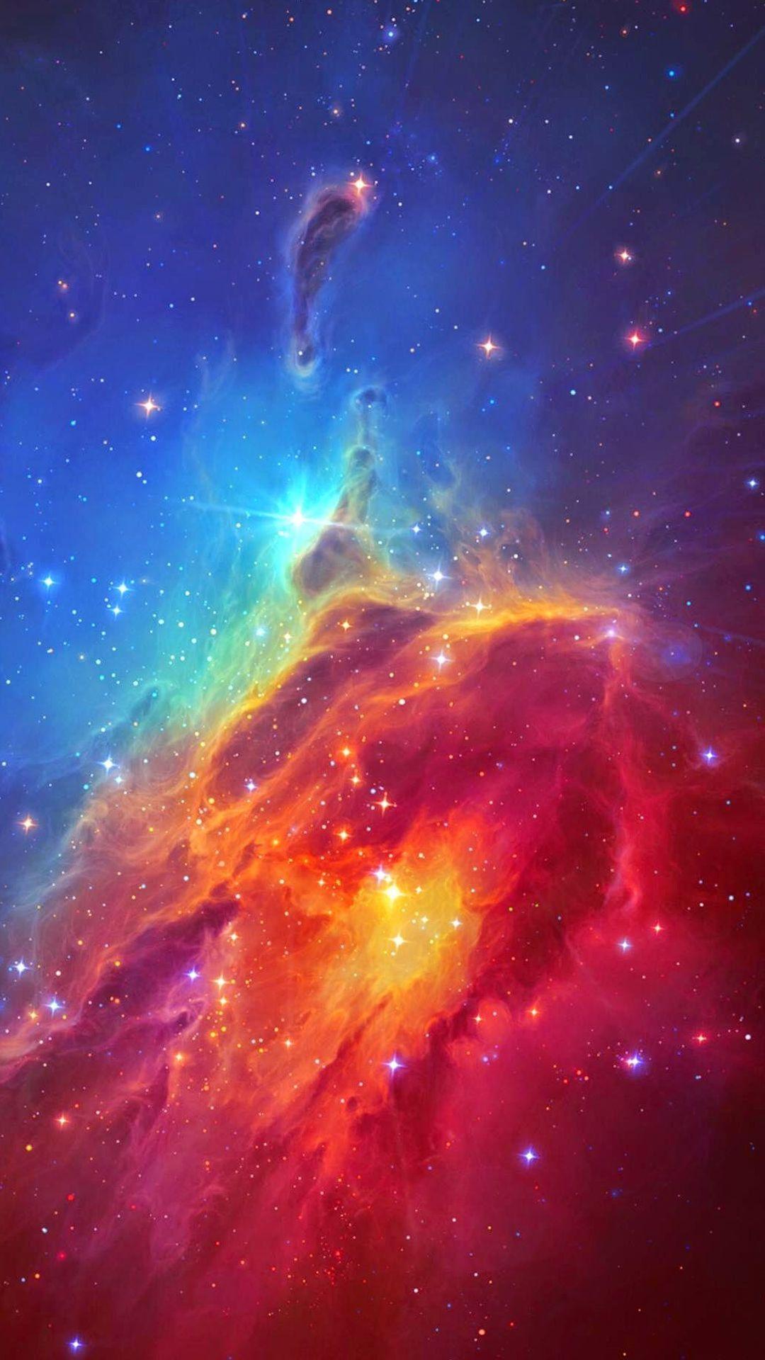 Stunning Colorful Space Nebula iPhone 6 Wallpaper Download. iPhone Wallpaper, iPad wallpaper O. Space iphone wallpaper, Hubble space telescope, Space telescope