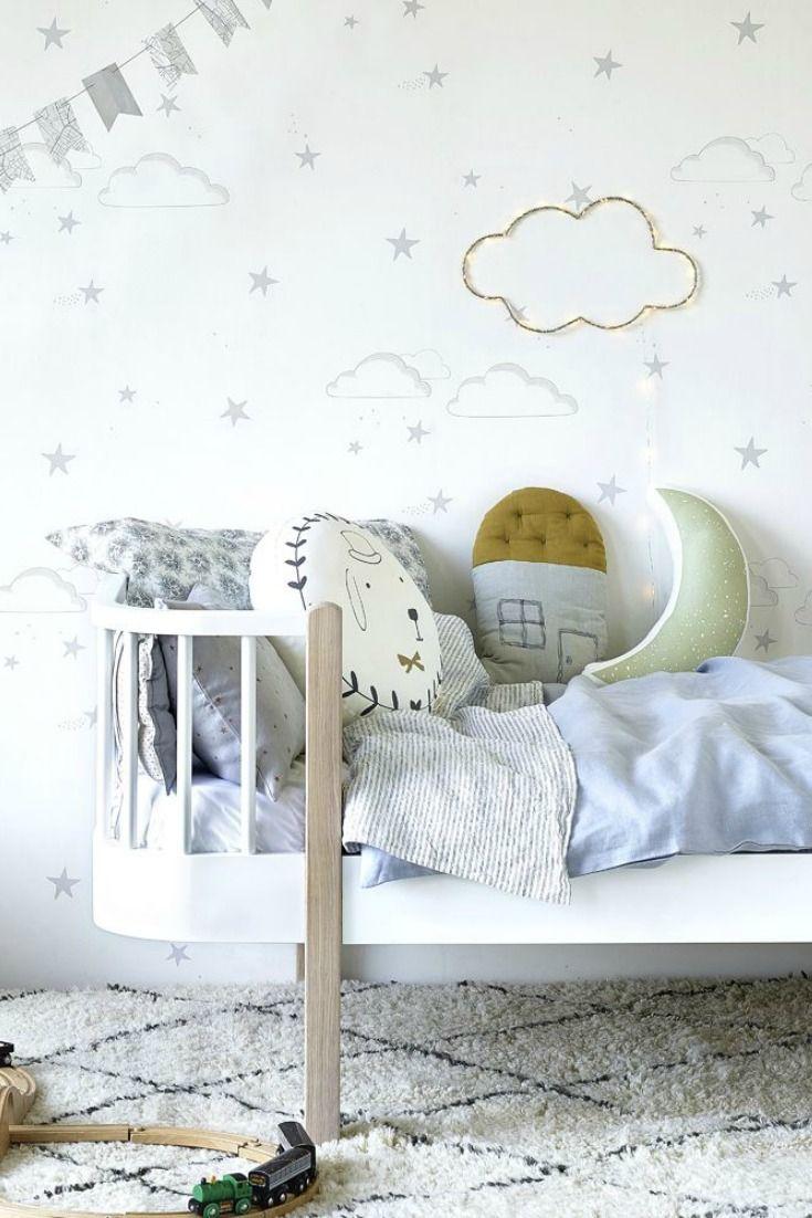 Starry Sky S W, Wallpaper, HH01202. Cloud Wallpaper, Children S