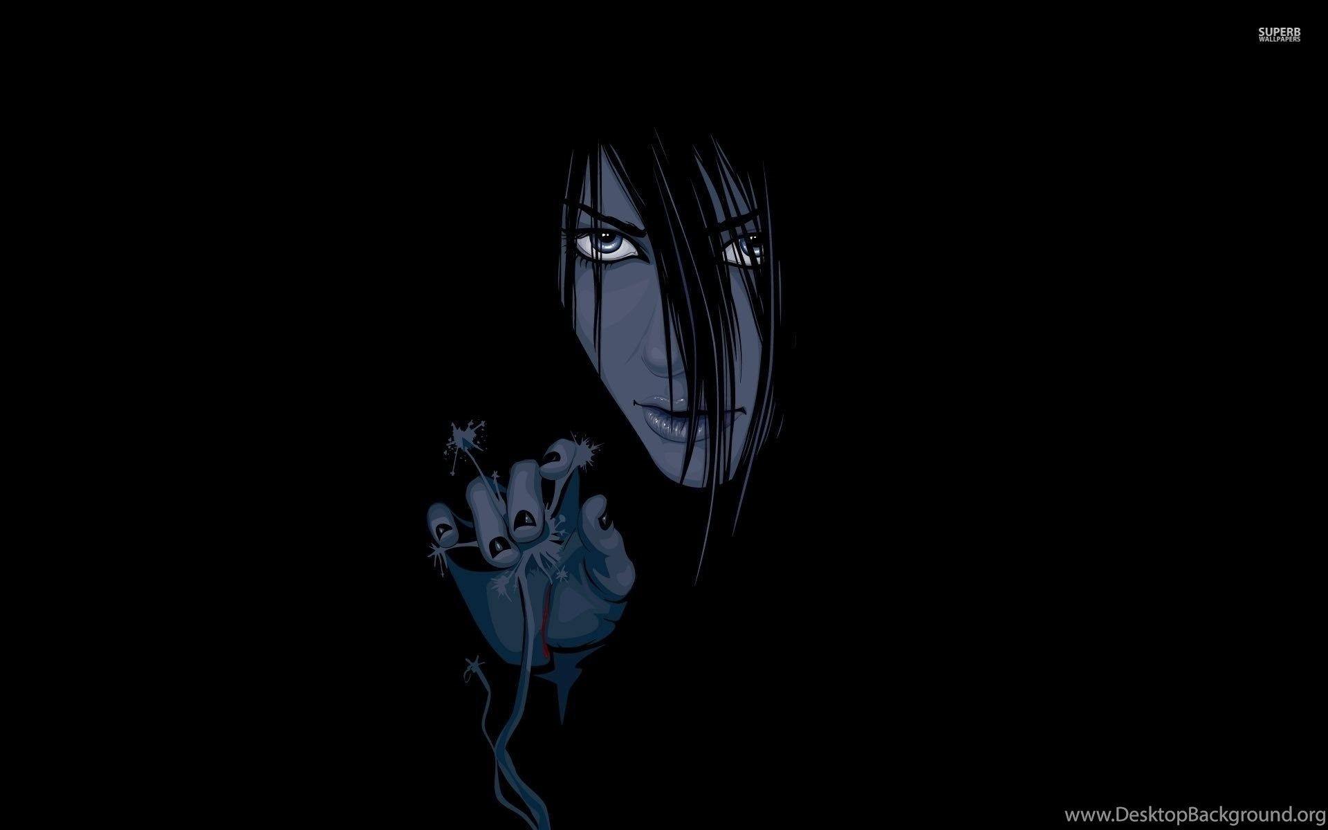 Orochimaru Appearingfrom The Darkness Naruto Wallpaper Anime