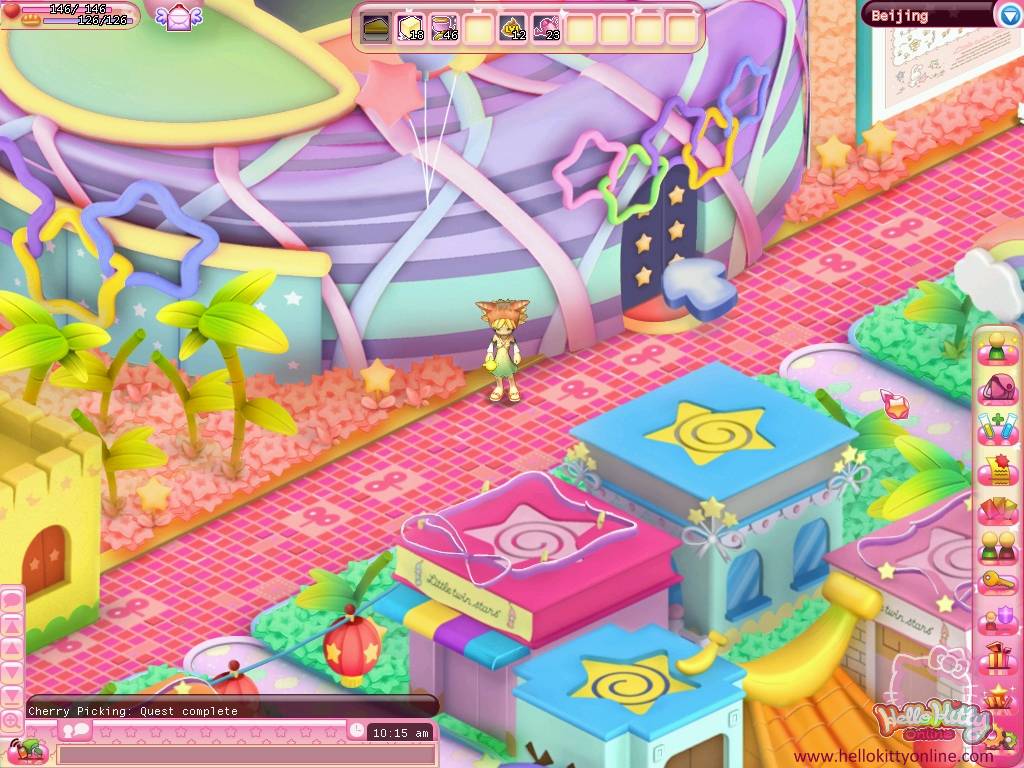 Beijing Mapped in Hello Kitty Online