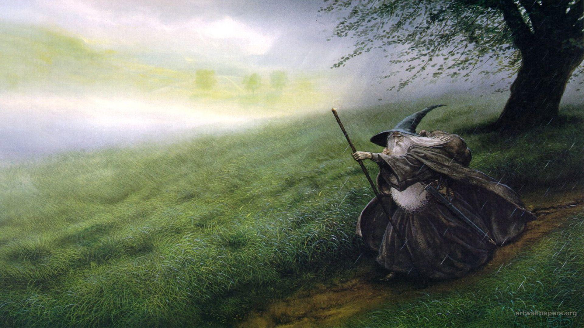 JRR Tolkien Wallpaper, Paintings, Art Wallpaper