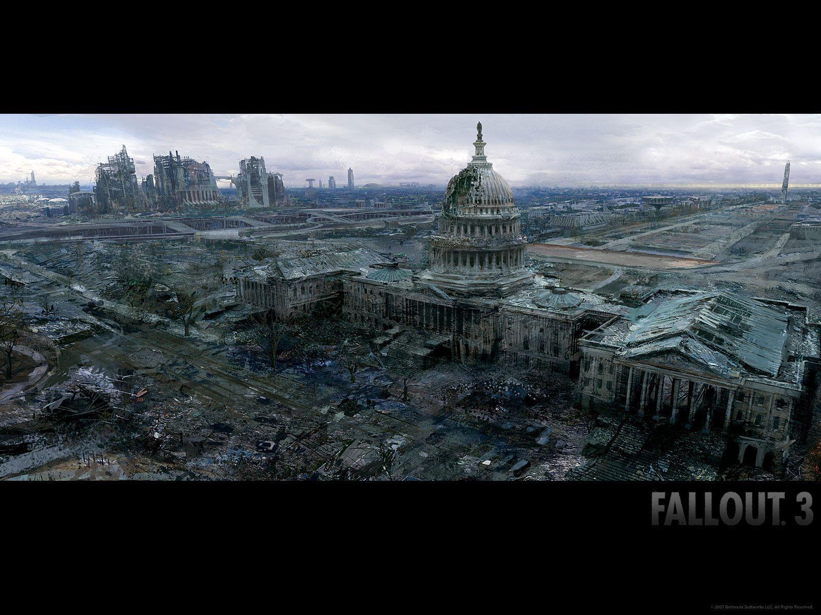 Courtesy Of Bethesday Software Fallout 3 Capital Building. Mural