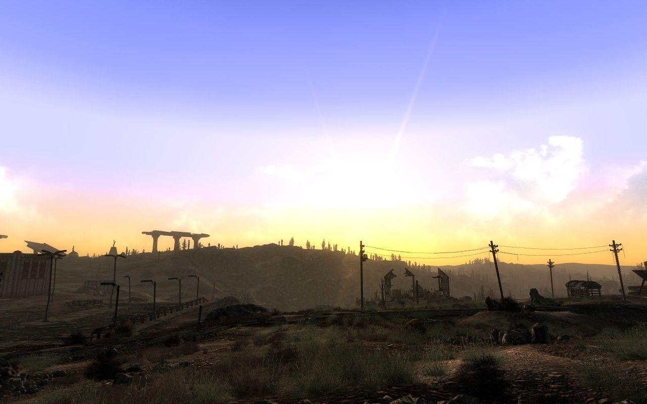 Took a screenshot of the Capital Wasteland, I think it turned out to