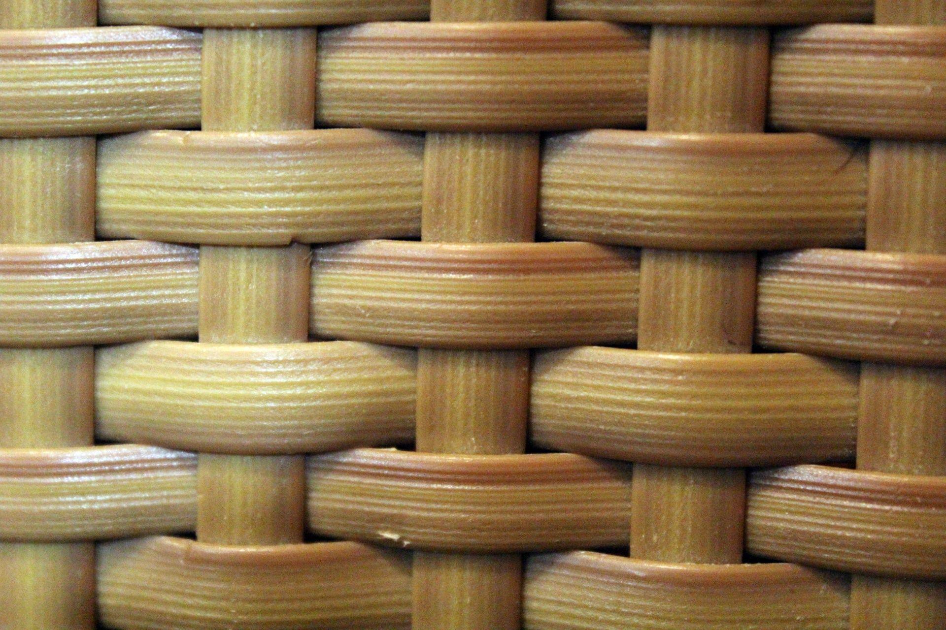 Braided Bamboo Wood Background Free Domain Picture