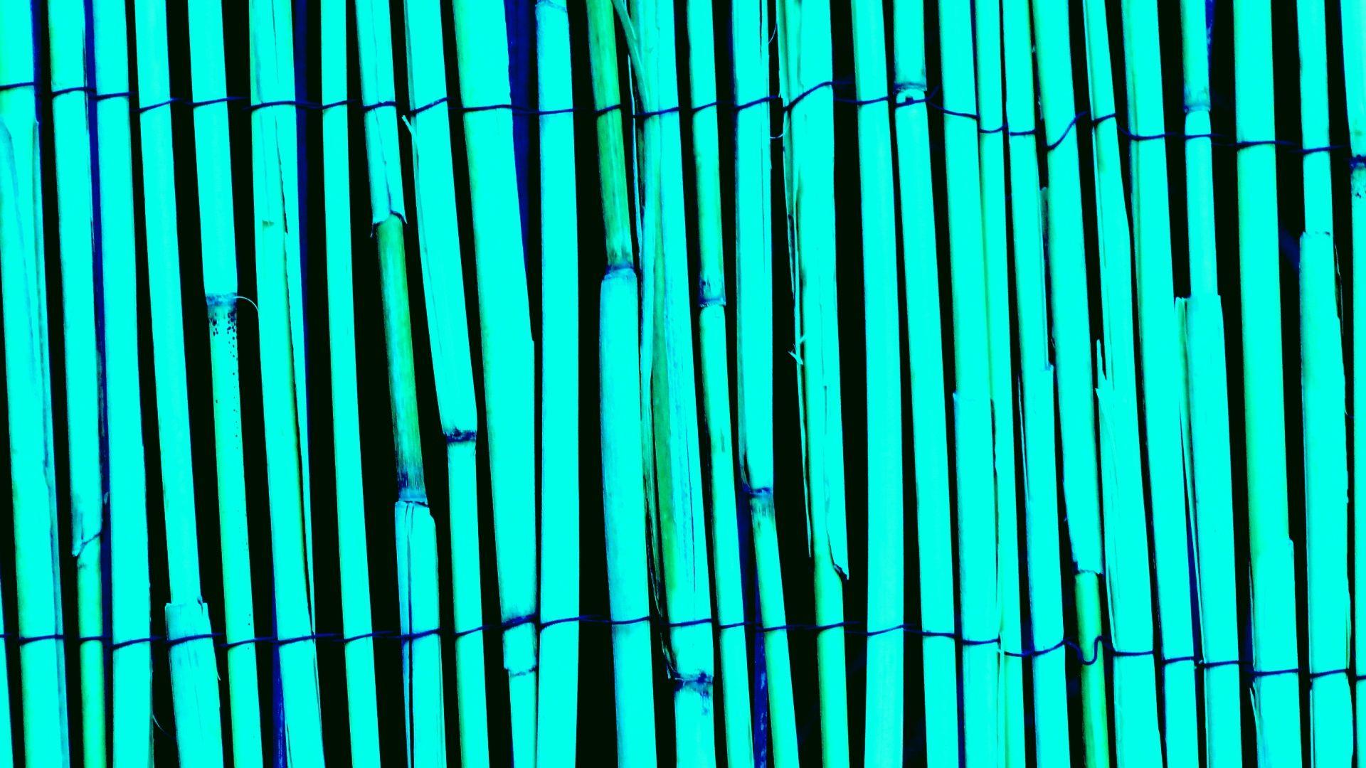 Turquoise Bamboo Wood Background Free Domain