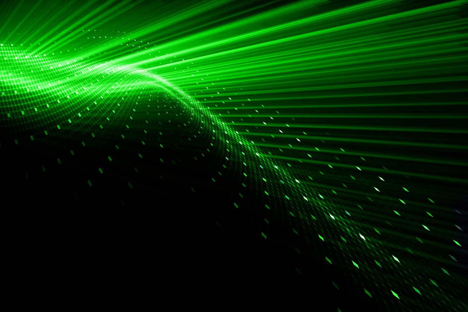 green techno background web size