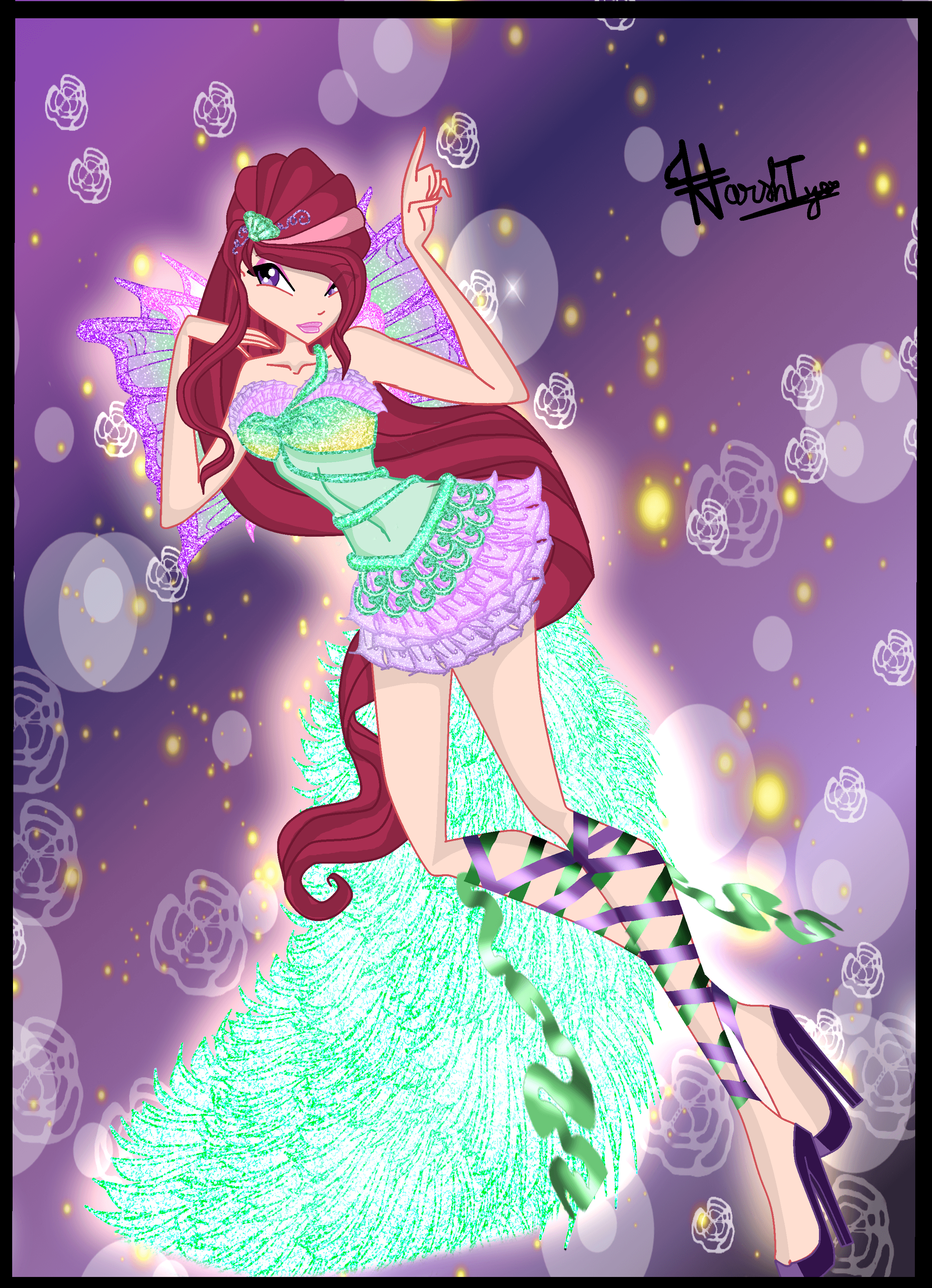 winxroxybloom image Winx Roxy Harmonix HD wallpaper and background