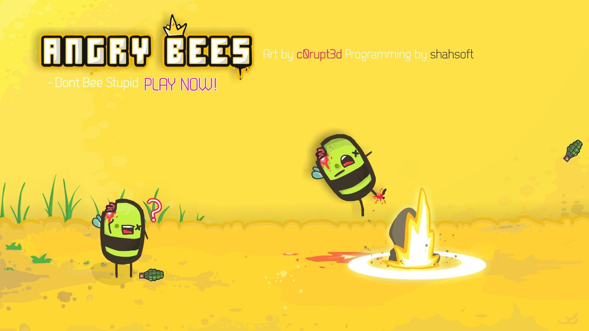 Angry Bee's Wallpaper by coruptedGames on Newgrounds
