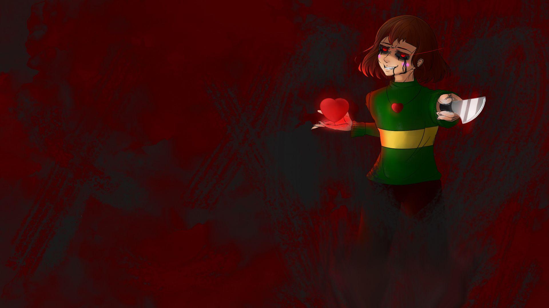 Chara World is Ending (Undertale Wallpaper)