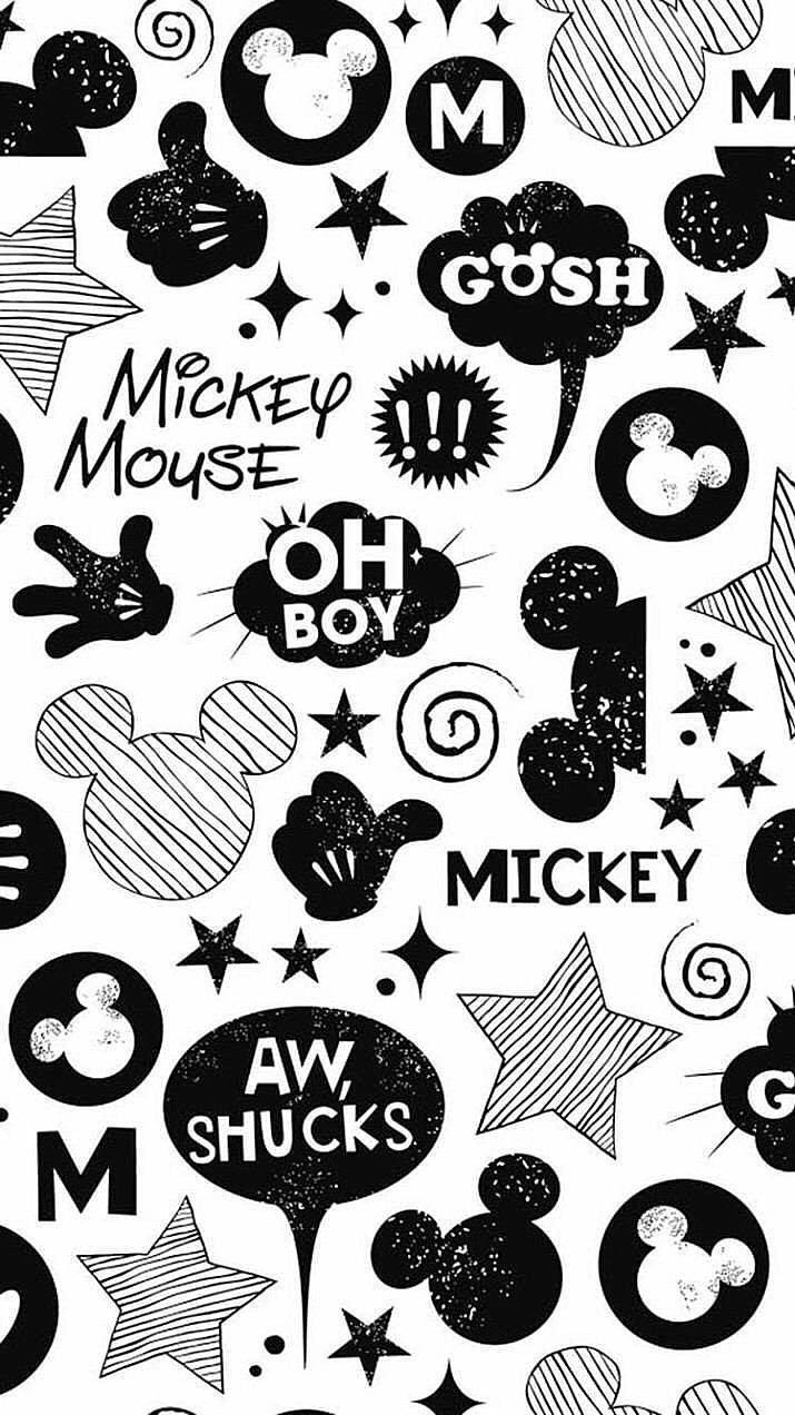 mickey mouse wallpaper black and white Google. Drawings