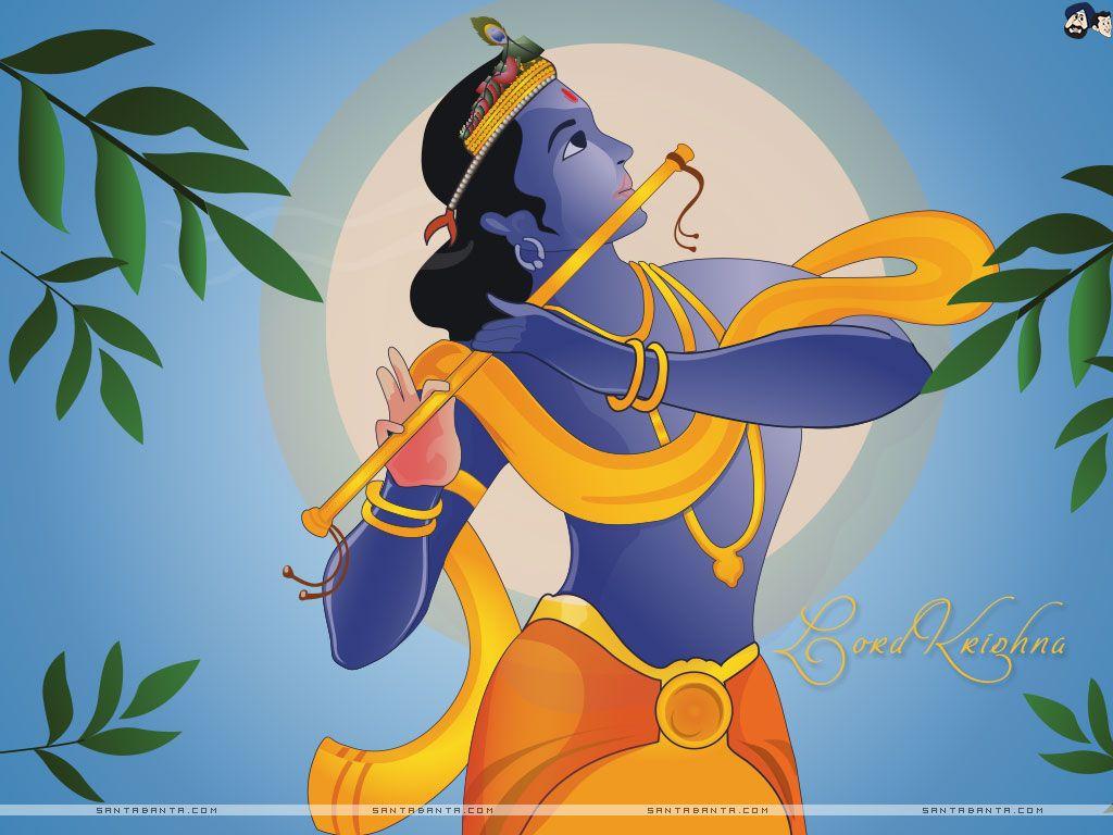 Full HD Wide Lord Krishna Wallpaper & Background