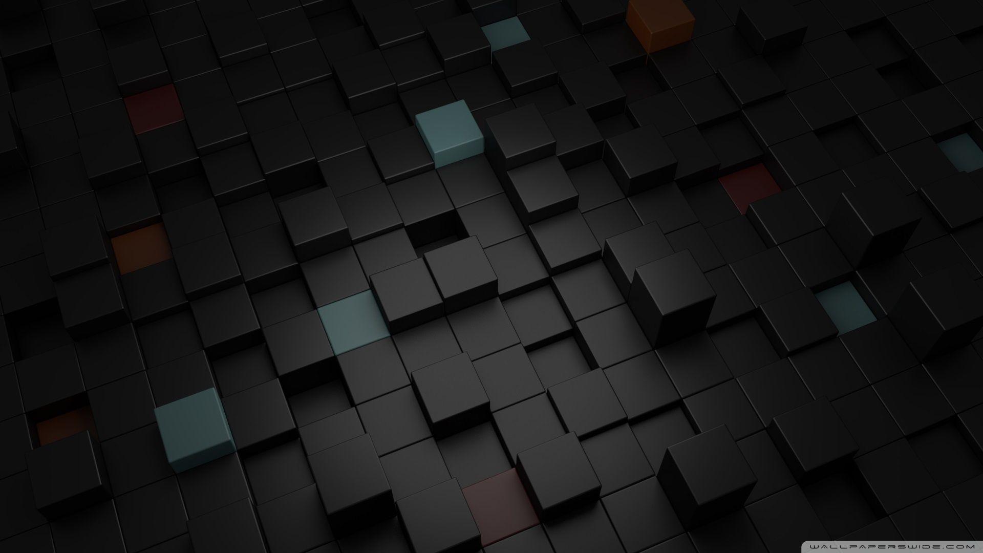 3d Black Cube Wallpaper Image Num 5