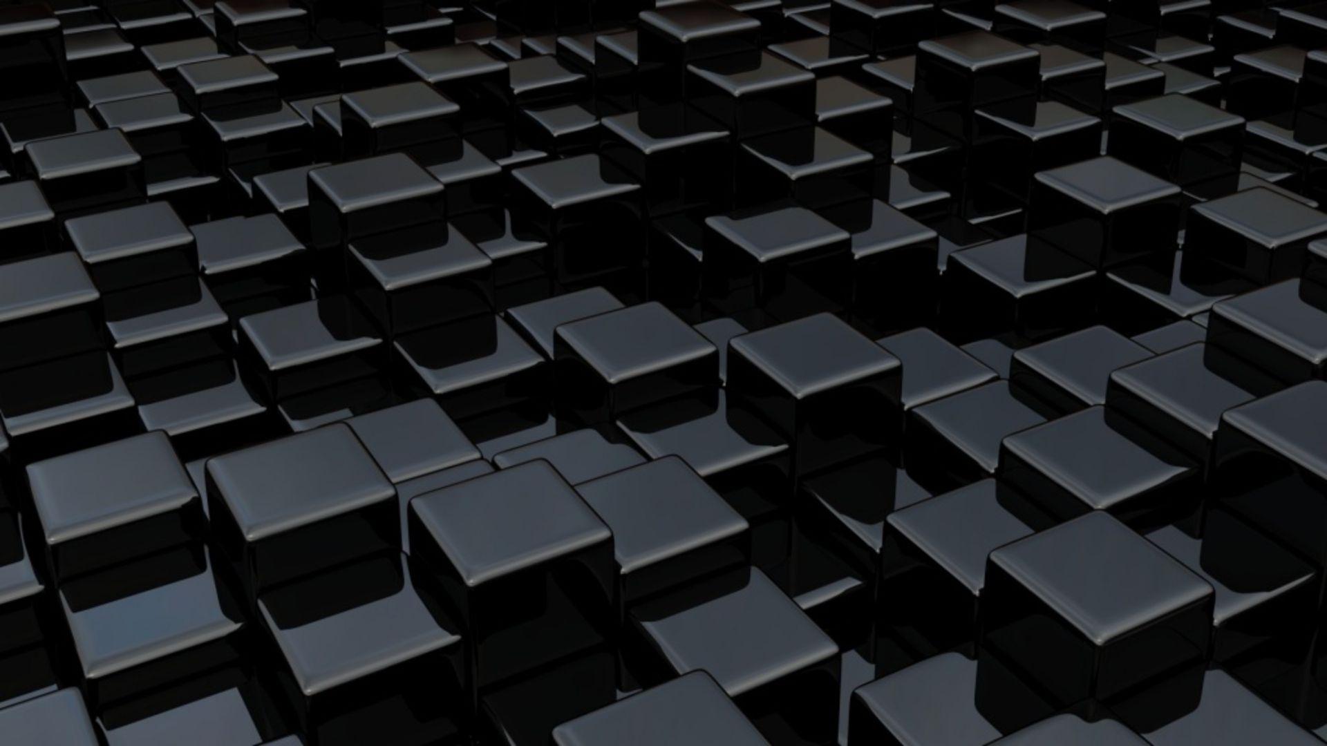 Black Cube HD Desktop Wallpaper, Instagram photo, Background Image