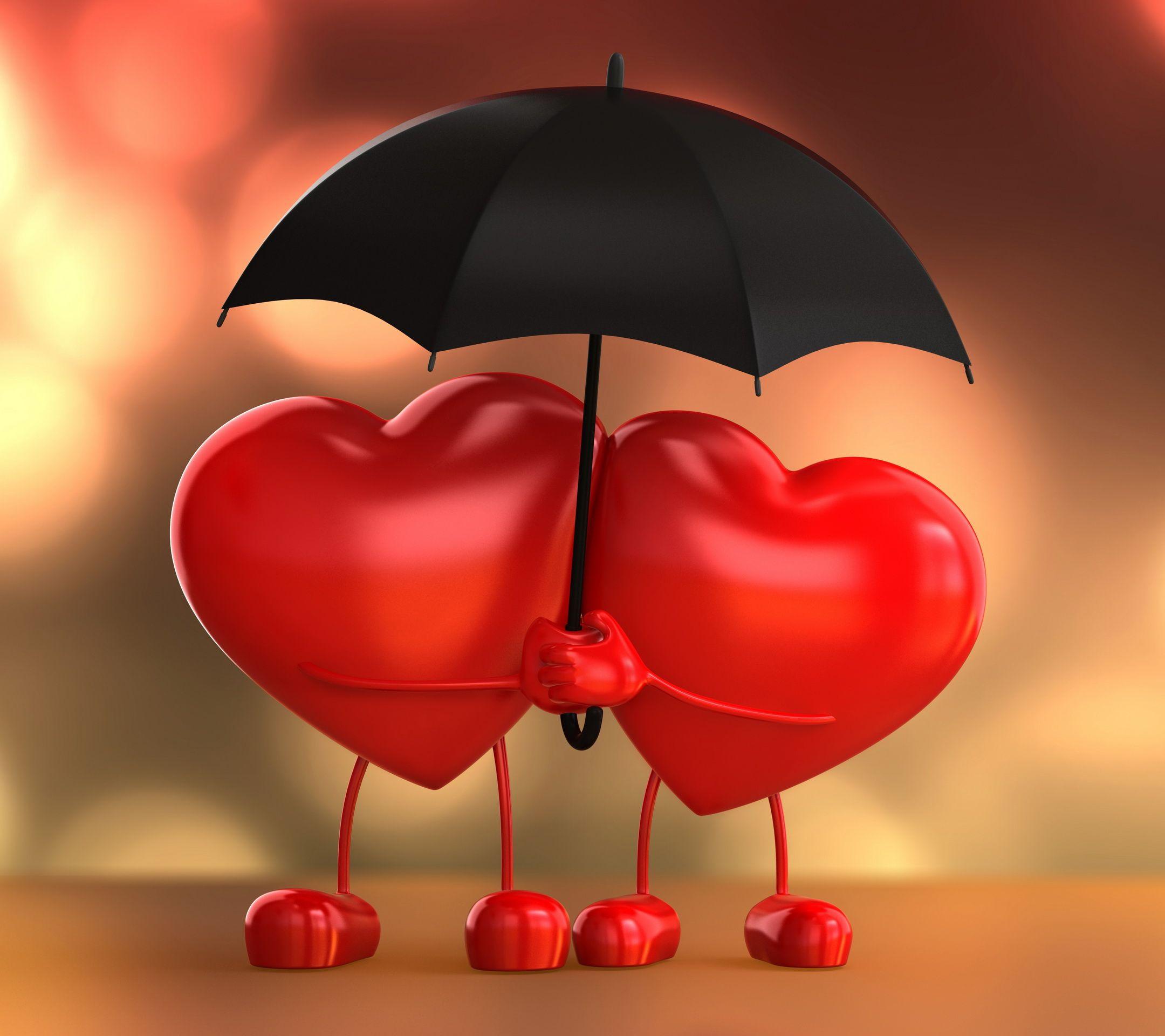 couple hearts. Heart wallpaper, Heart image, Photo heart