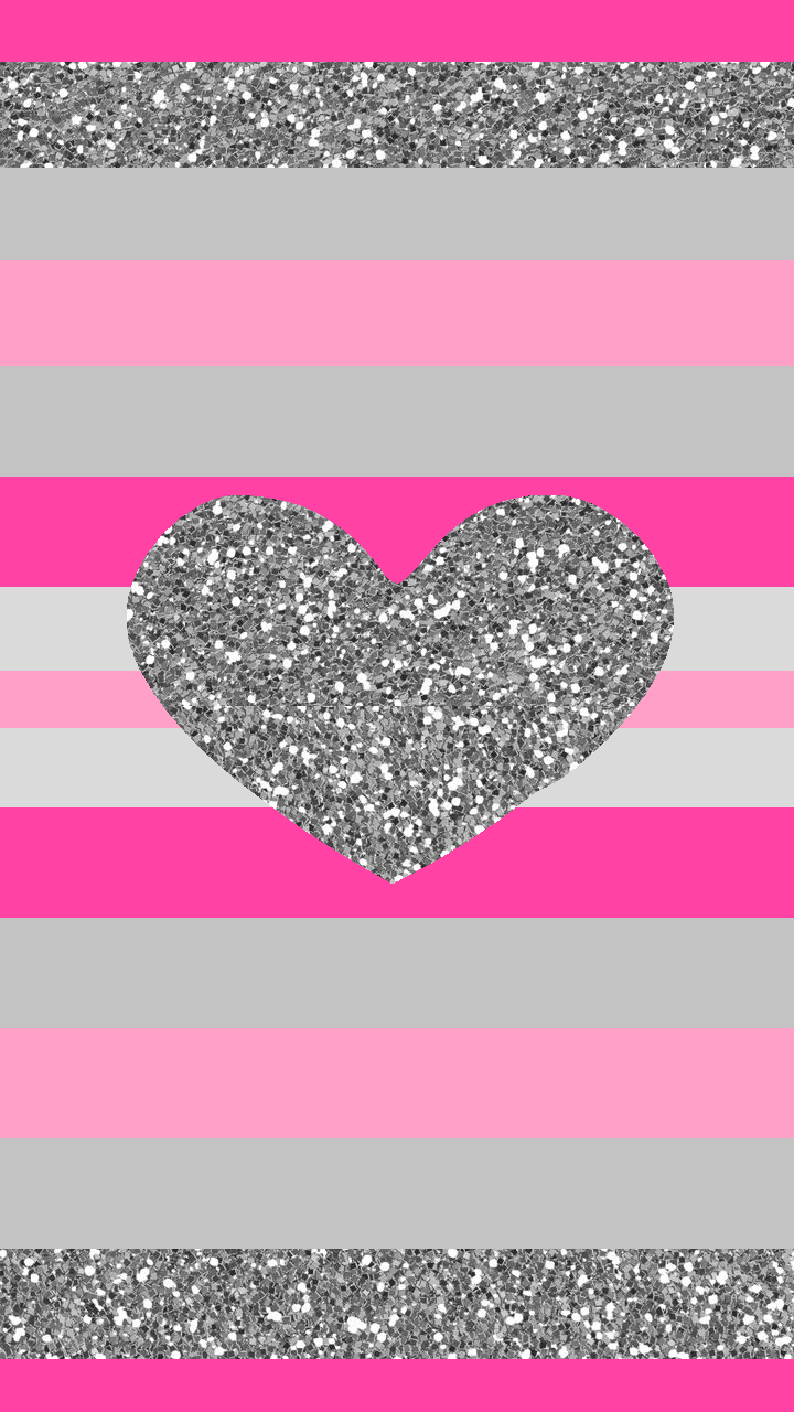 PinkSilver0.png 720×280 pixels. Glitter wallpaper, Heart wallpaper, Wallpaper iphone cute